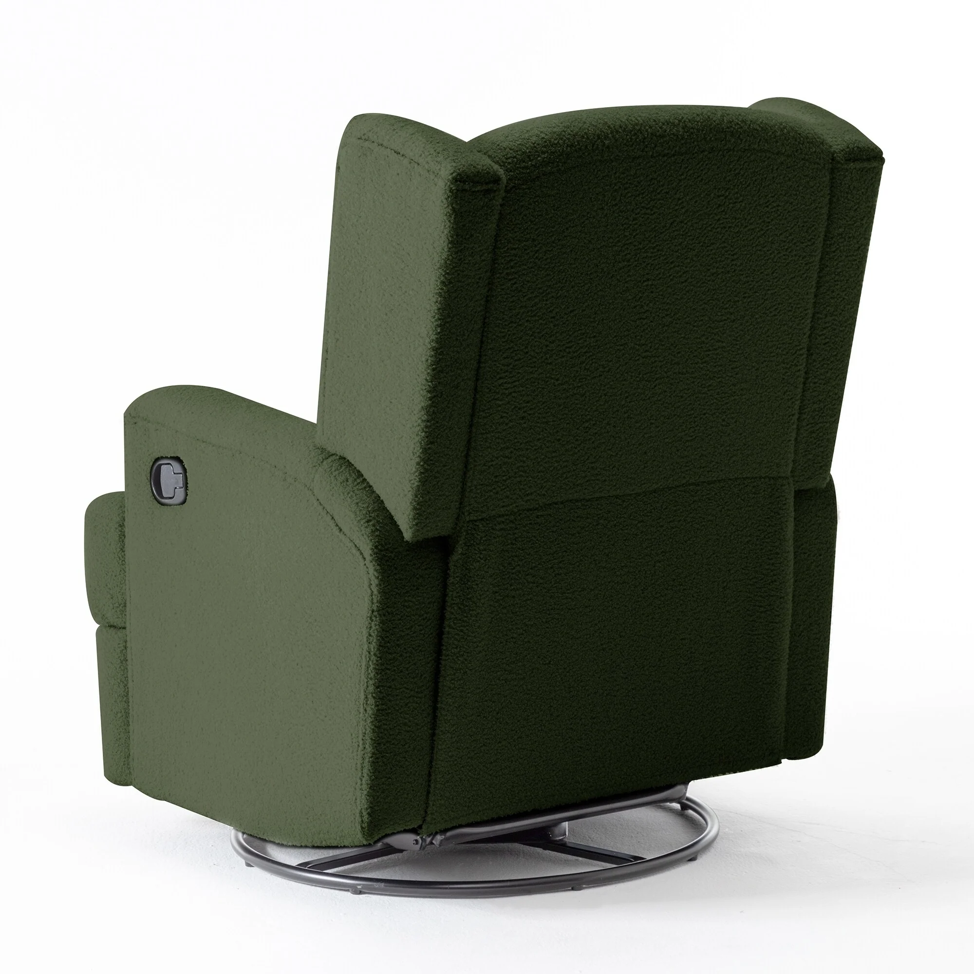 31'' W Wingback Manual Glider Swivel Rocker Recliner Nursery Chair