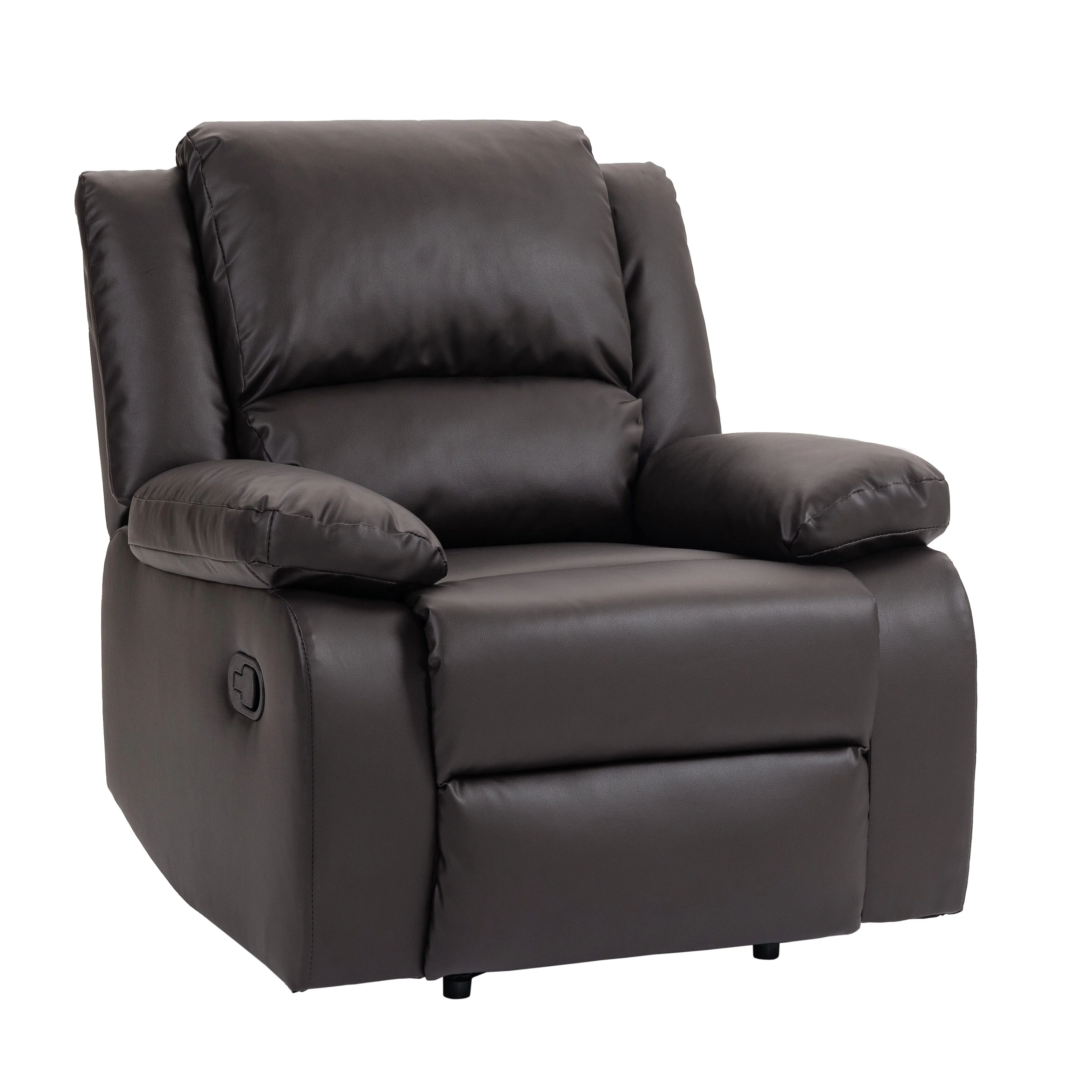 Faux Leather Lounge Chair Single Sofa Adjustable Recliners