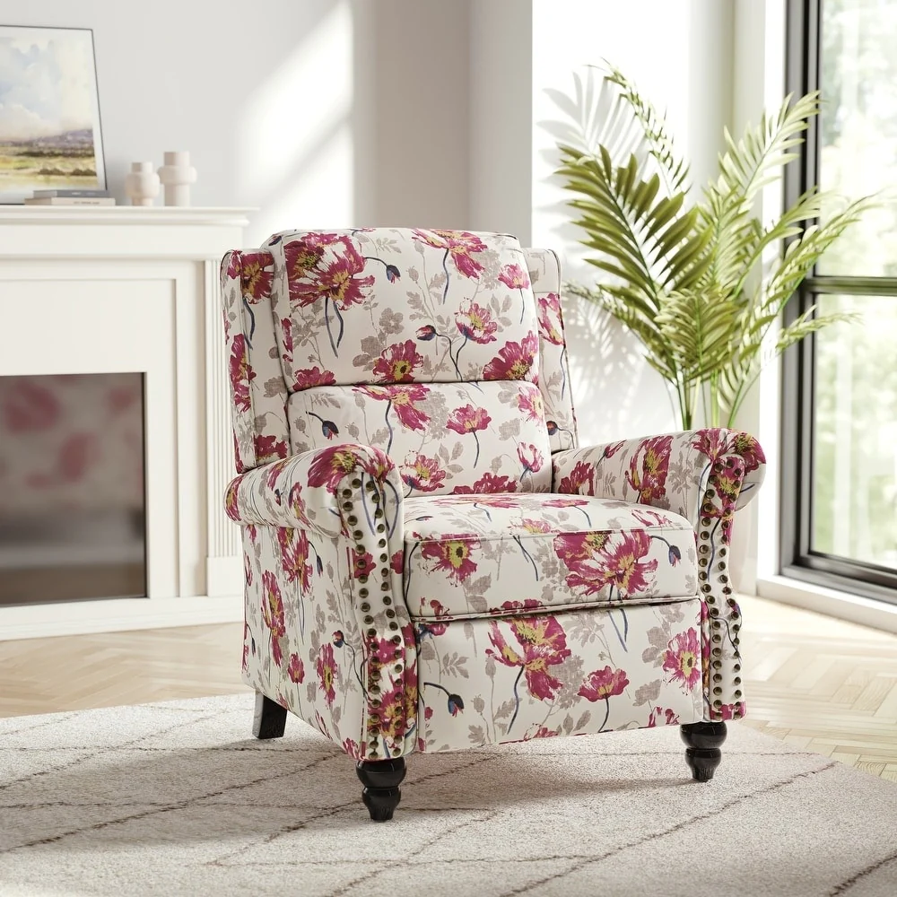 Modern Padded Seat Recliner Chair with PU Leather