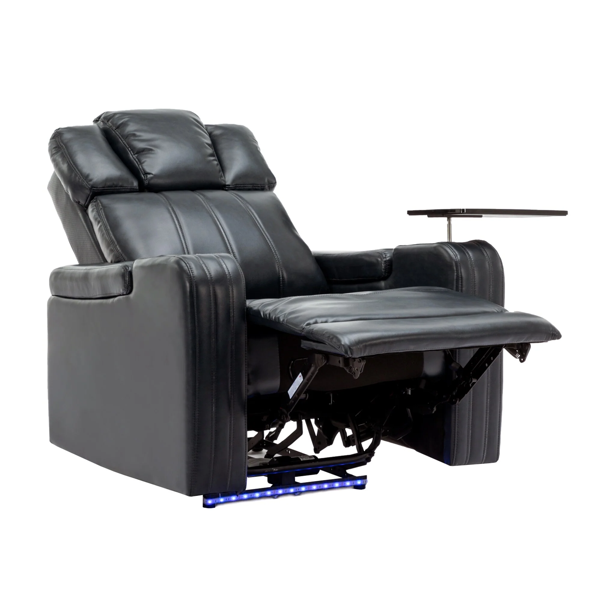 Power Recliner Chair with Cooling Cup Holder, Bluetooth & Tray Table