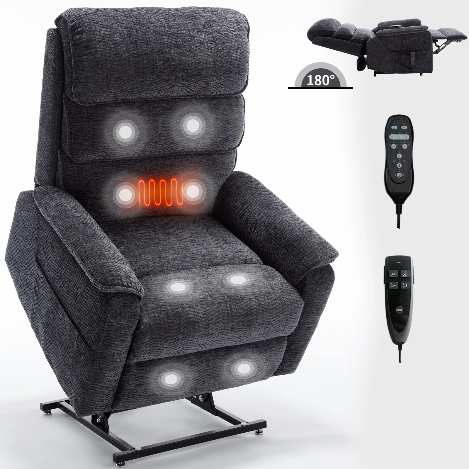 Power Lift Recliner Chair with Power-Remote