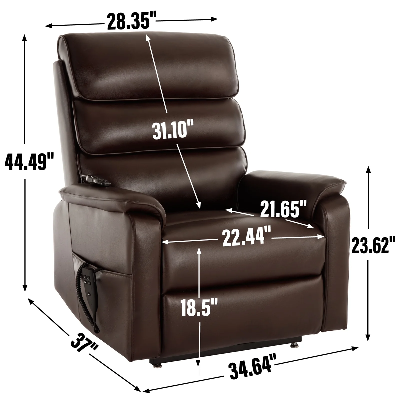 Power Lift Recliner Chair with Power-Remote