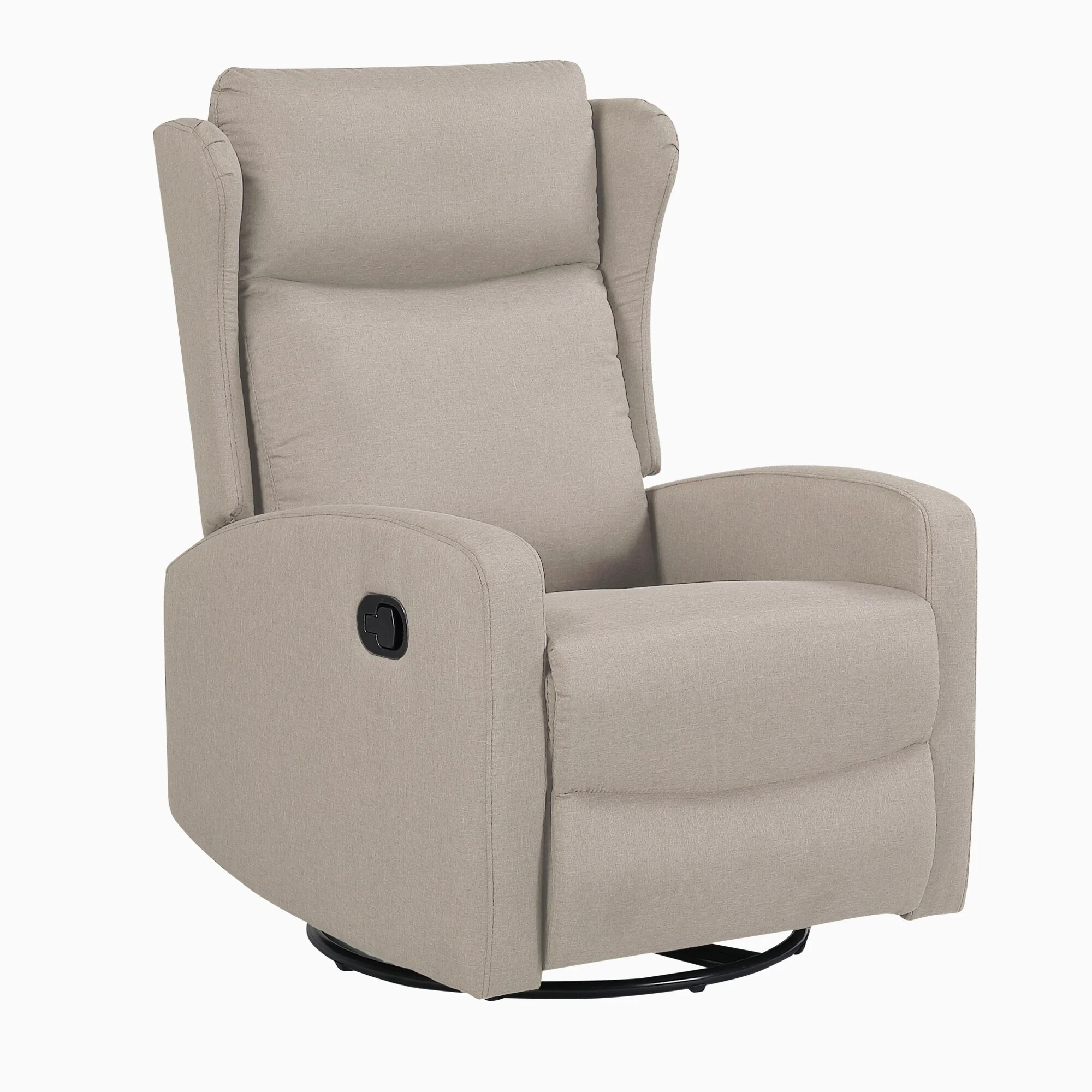 360�� Swivel Rocker Recliner Chair with 3?Position Back & Rocking
