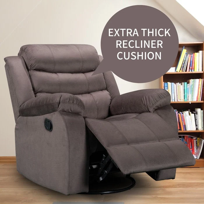 Rocking Swivel Recliner Chair Home Theater Seat Living Room Chairs