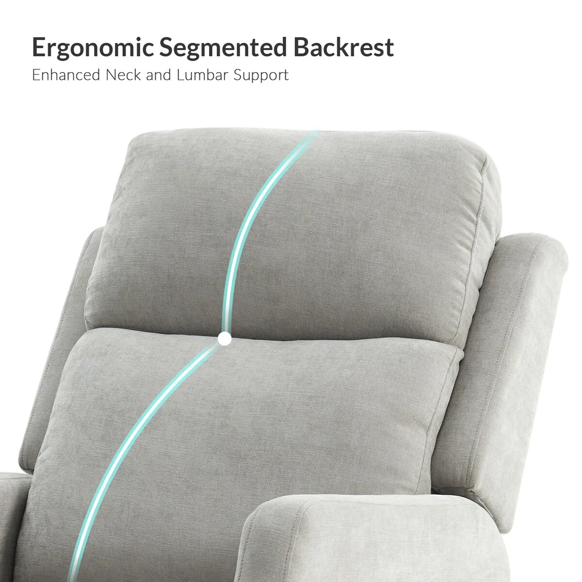 Julian Modern Swivel Rocker Manual Recliner by HULALA HOME