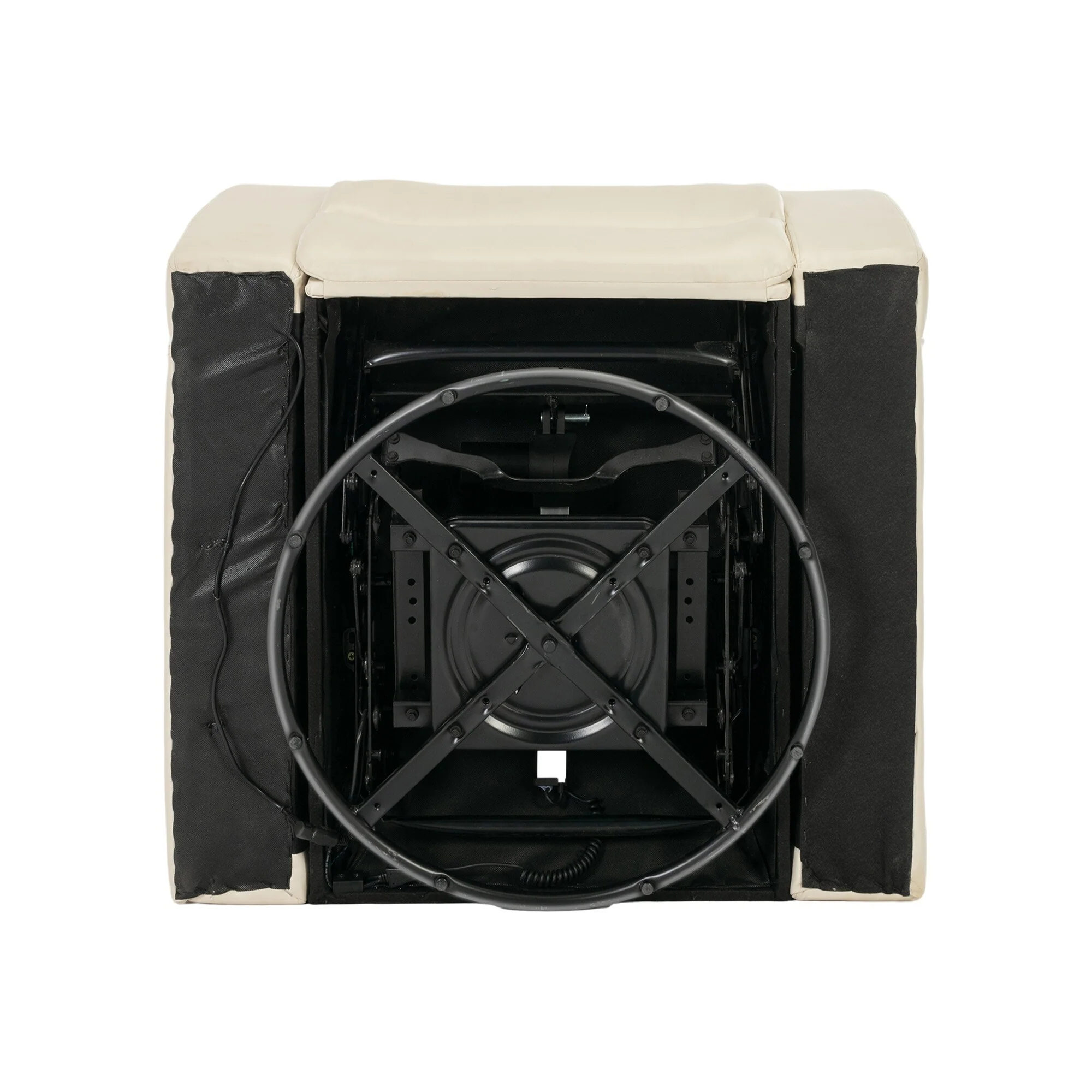 Power Recliner Chair with 270�� Swivel, Tray, USB & Cup Holders