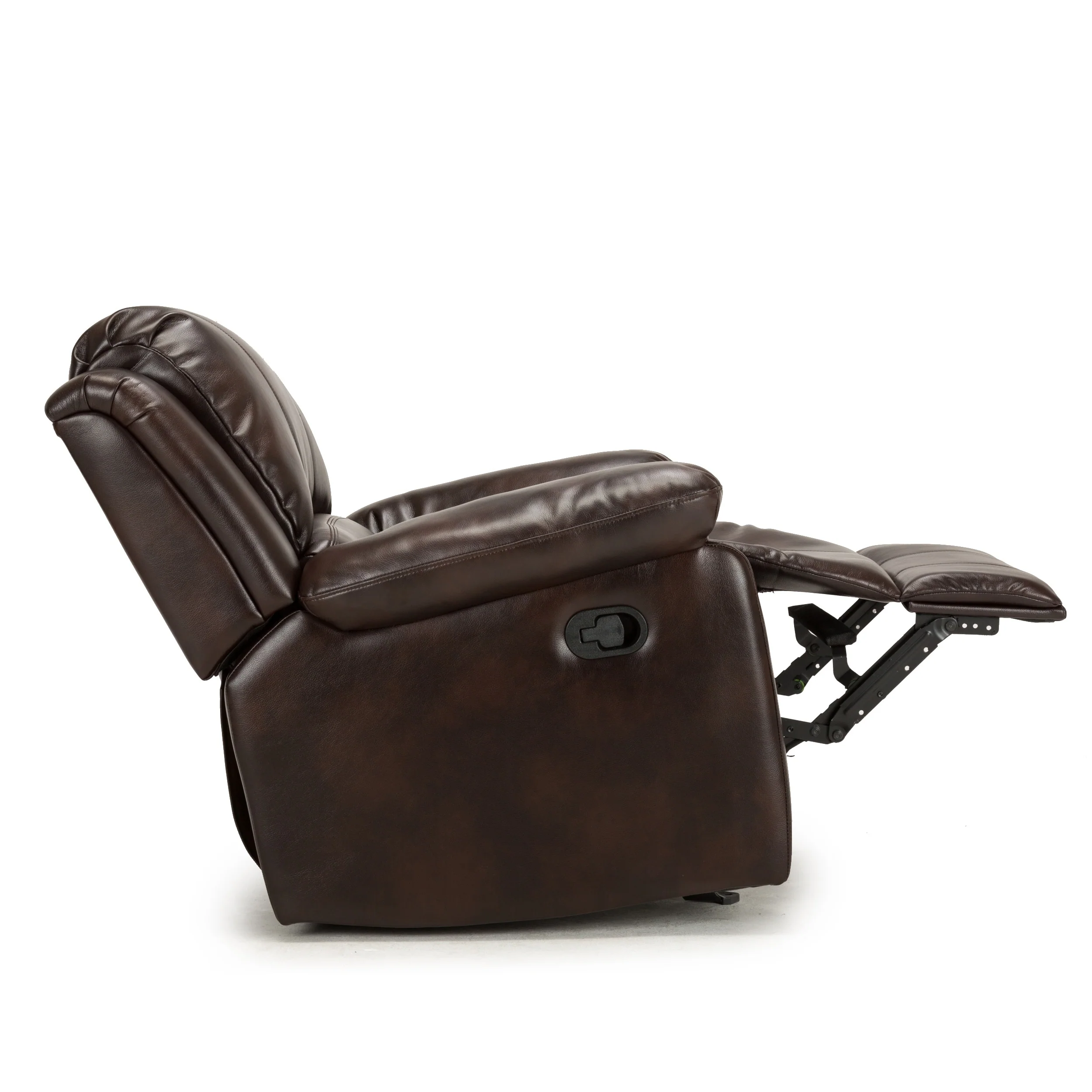 Charleston Leather Gel Glider Rocker Recliner by Greyson Living