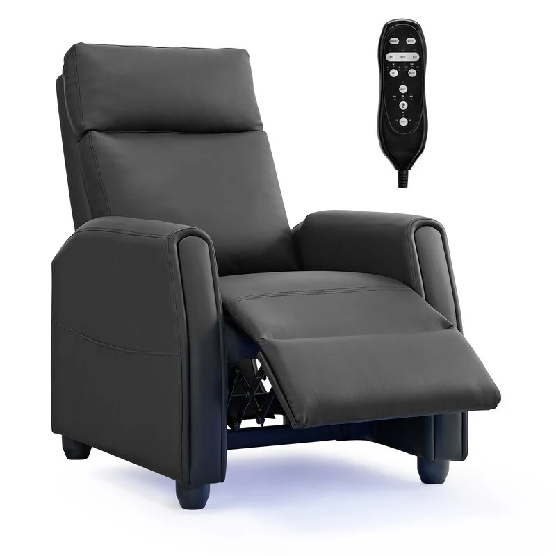 Andrea Recliner Chair with LED Lights, Heating  Massage