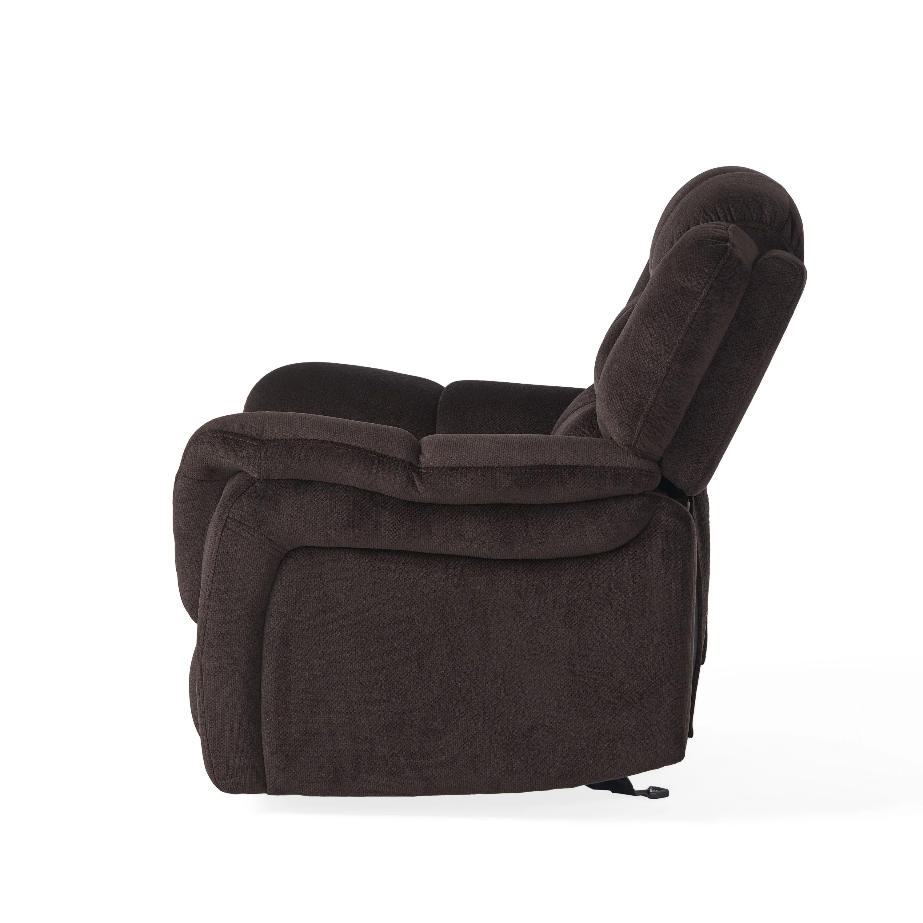 Luxurious Glider Recliner with Plush Fabric Upholstery by HarperBright Designs