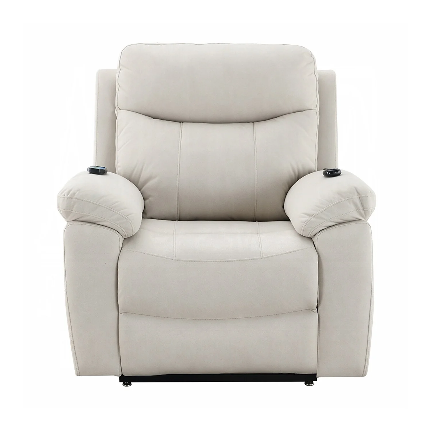 Fabric Upholstered Power Recliner with Heating Design