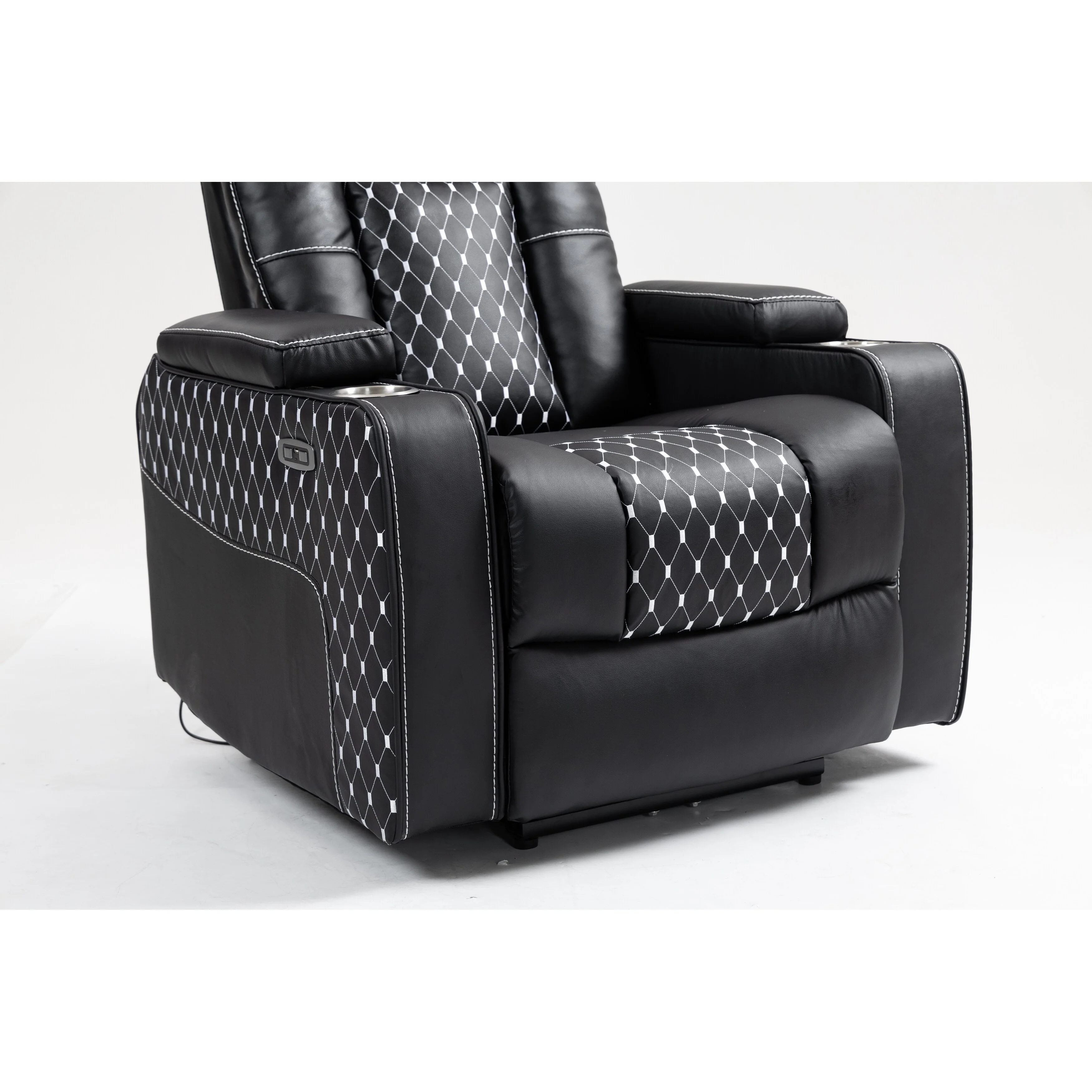Massage Lift Recliner with Dual Remotes, Wireless Charging & Cup Holder