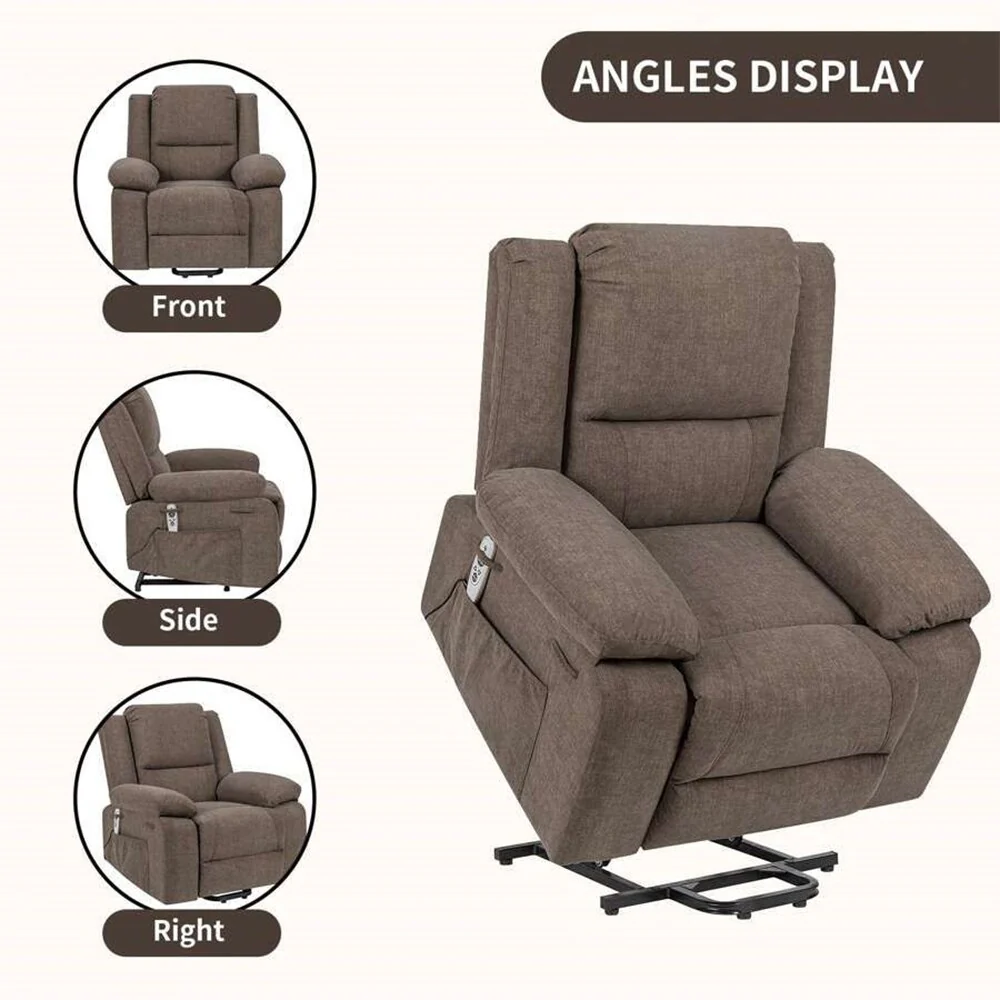 Electric Massage Power Recliner Chair, Multi-function Lifting, Timing