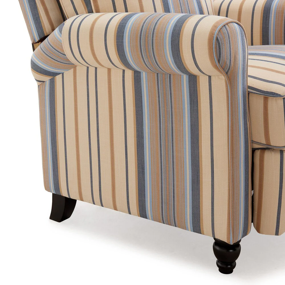 Copper Grove Lassen Blue Recliner Chair