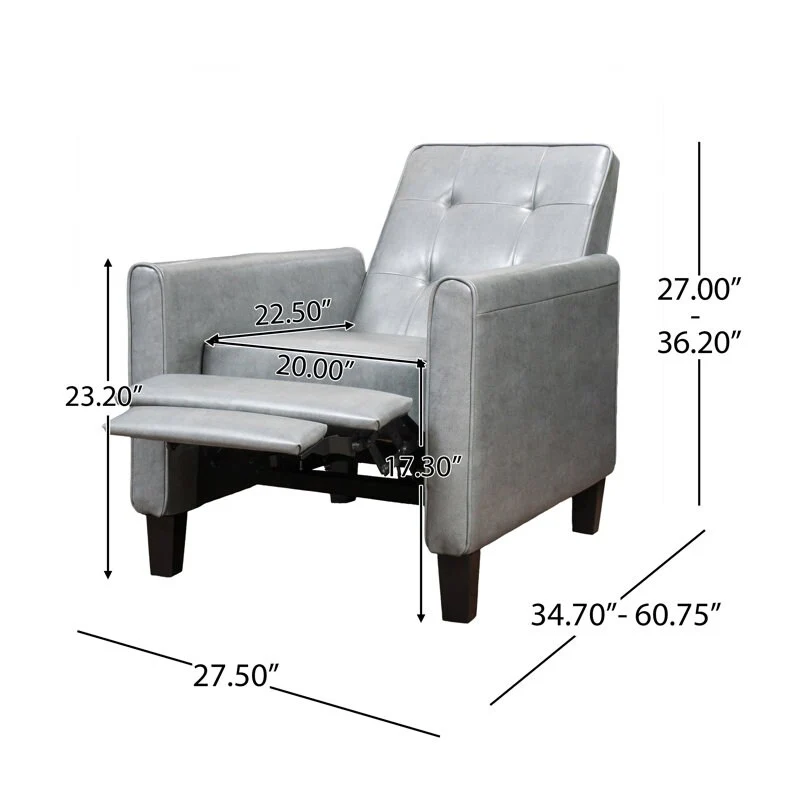 26.75 Wide Manual Club Recliner