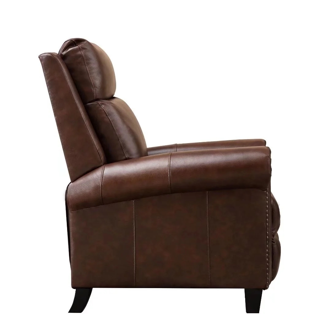 Ebello Genuine Leather Pushback Club Recliner Chair