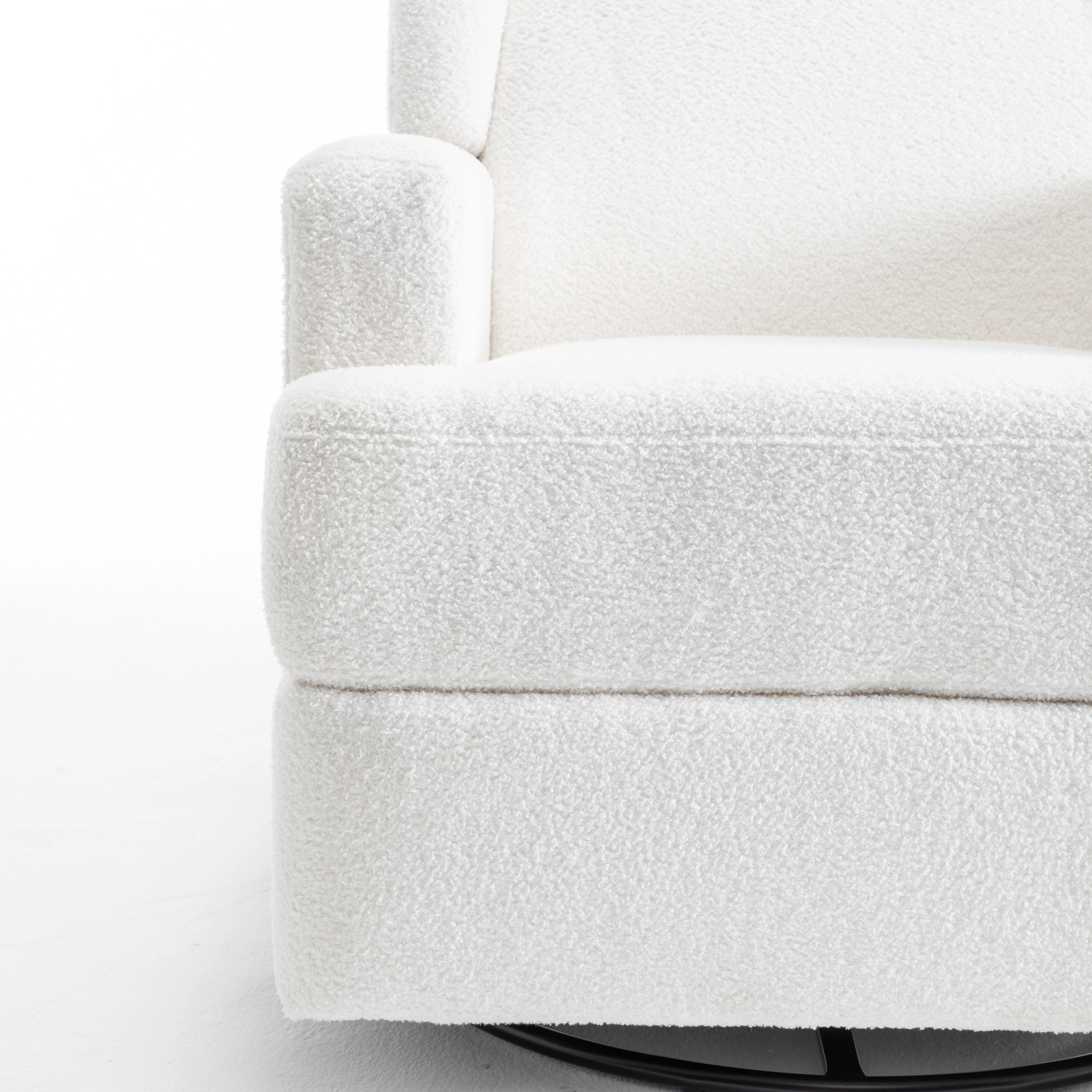 Swivel Wingback Glider Rocker Nursery Recliner Chair