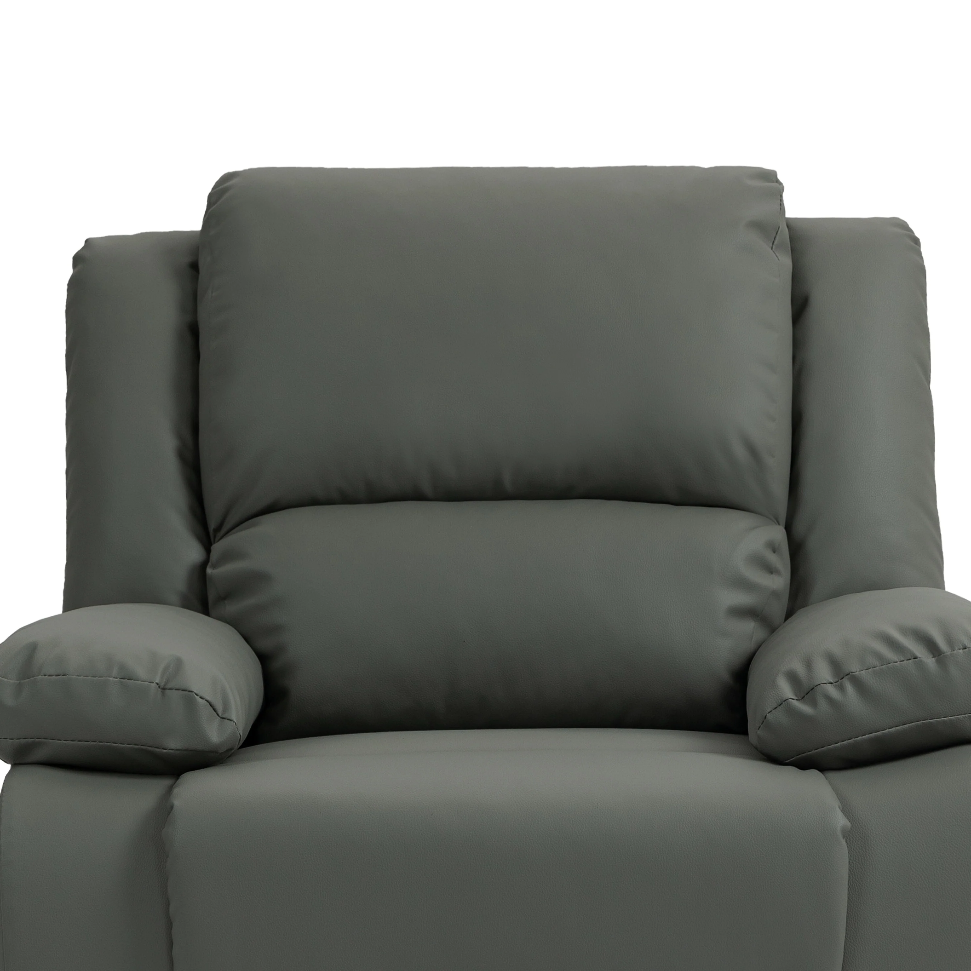 Faux Leather Lounge Chair Single Sofa Adjustable Recliners