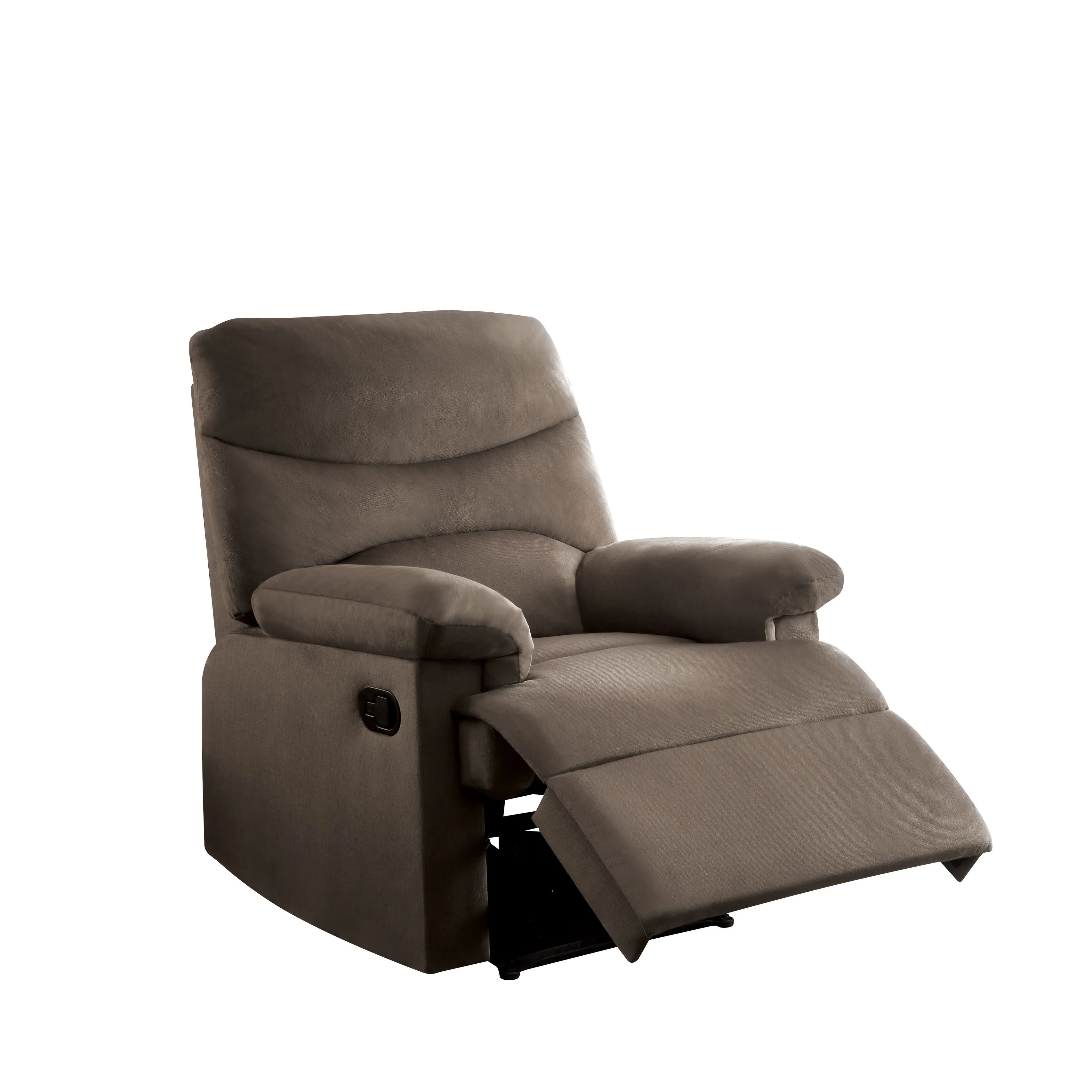 Light Brown Woven Fabric Motion Recliner