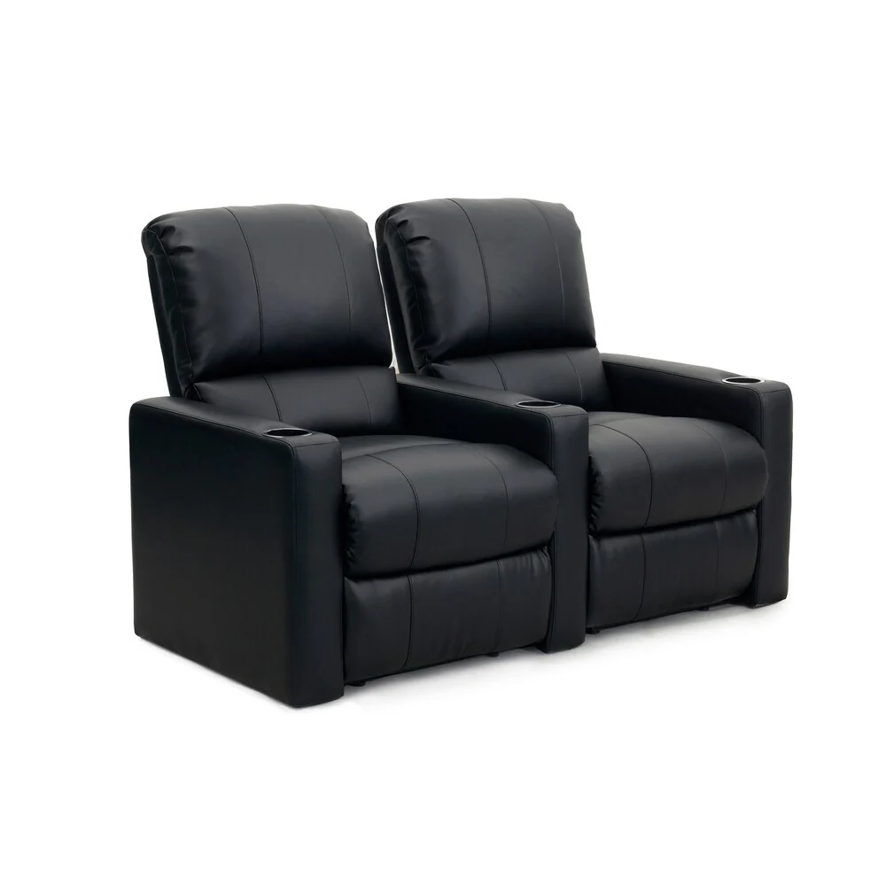 Octane Charger XS300 Manual Leather Home Theater Seating (Row of 2)