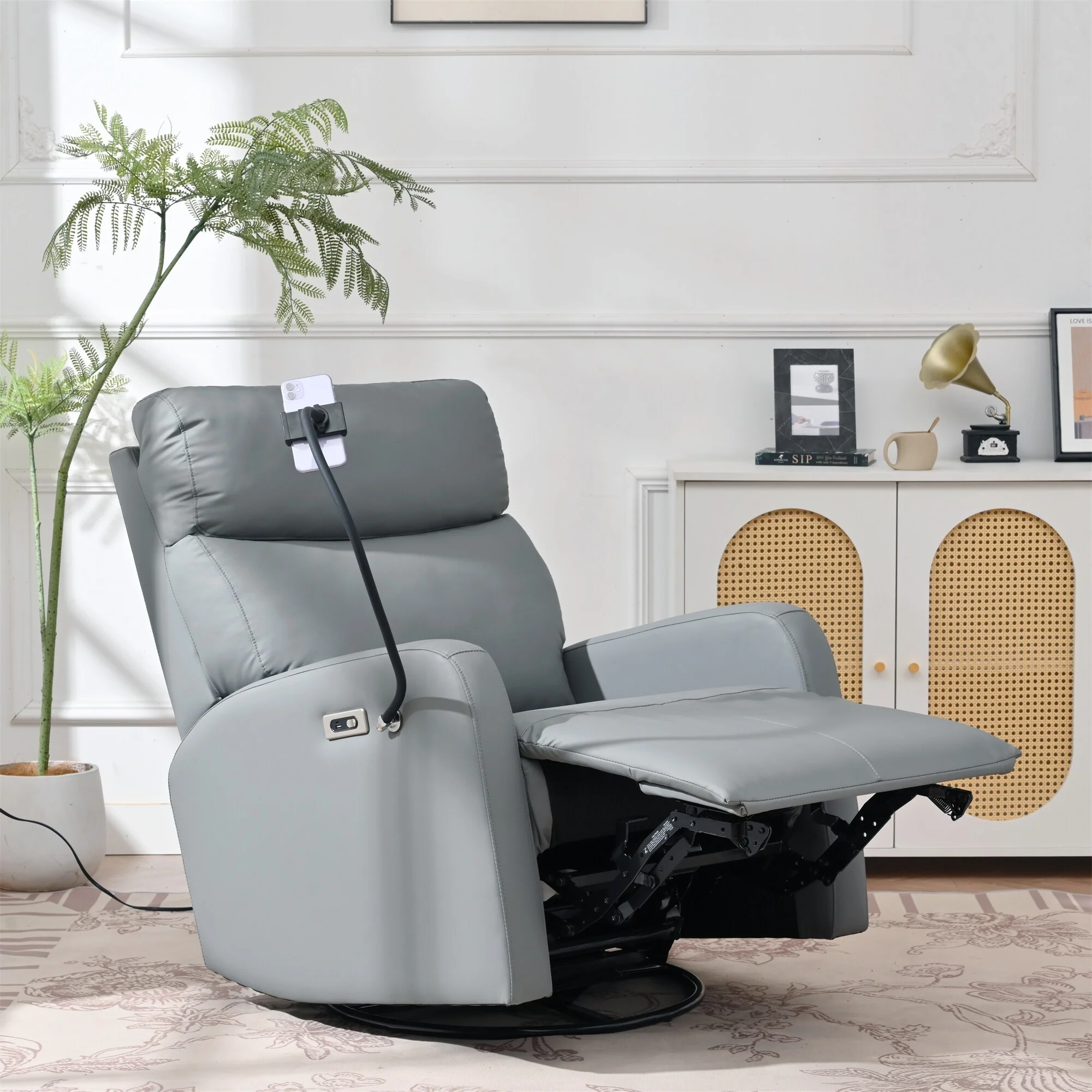 270�� Power Swivel Rocker Recliner Chair