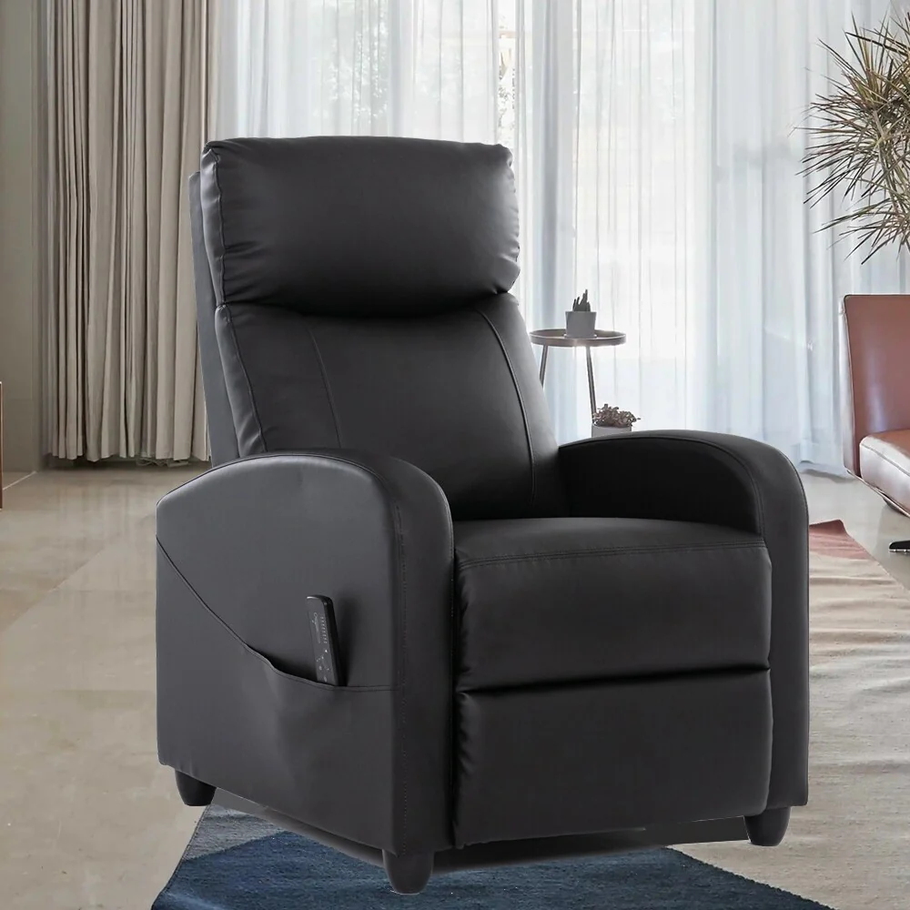 Recliner Massage Sofa Chair Push Back Reclining Chair Home Theater Recliner