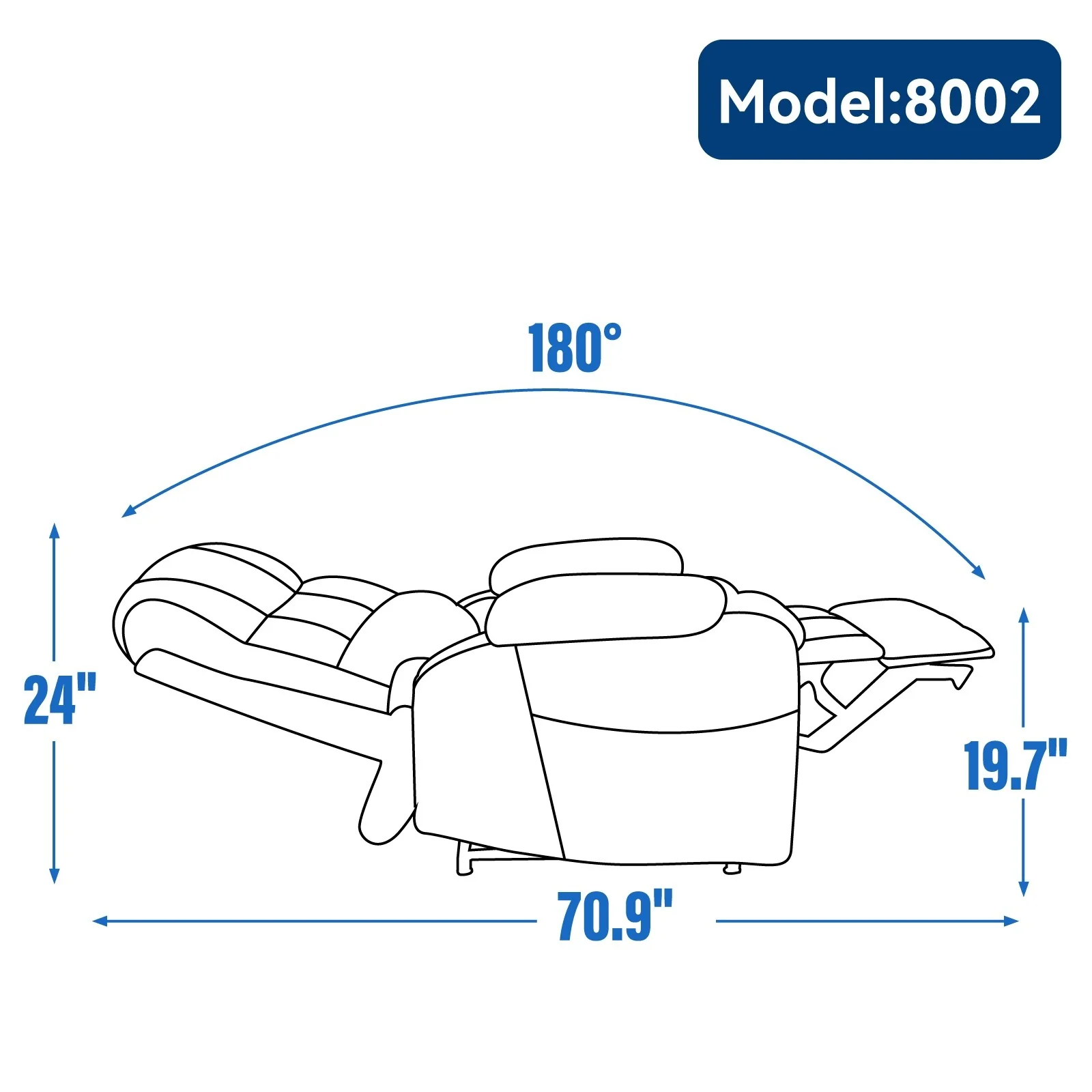 Chenille Power Lift Recliner Chair