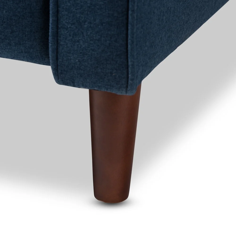 Mid-century Fabric Recliner by Baxton Studio