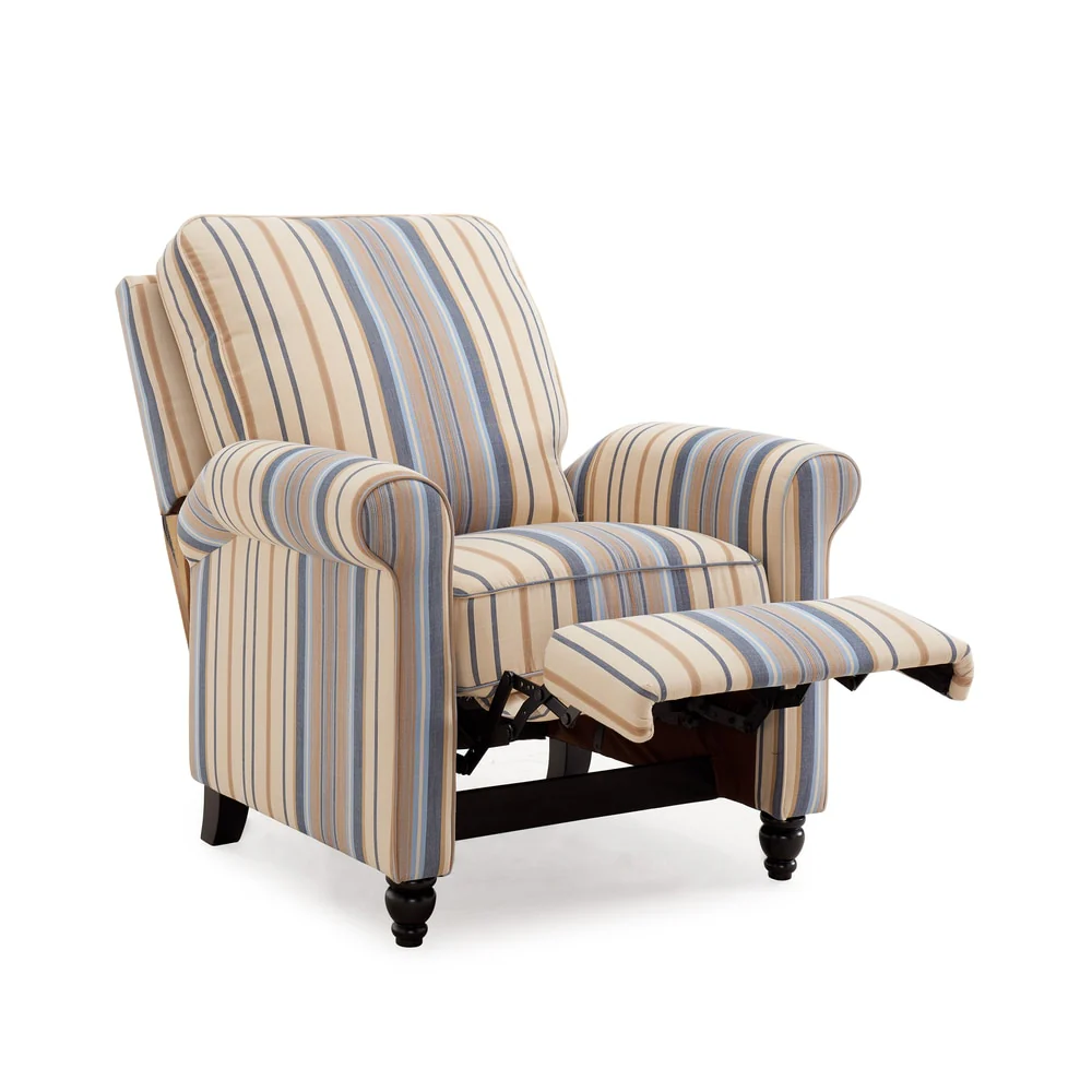 Copper Grove Lassen Blue Recliner Chair