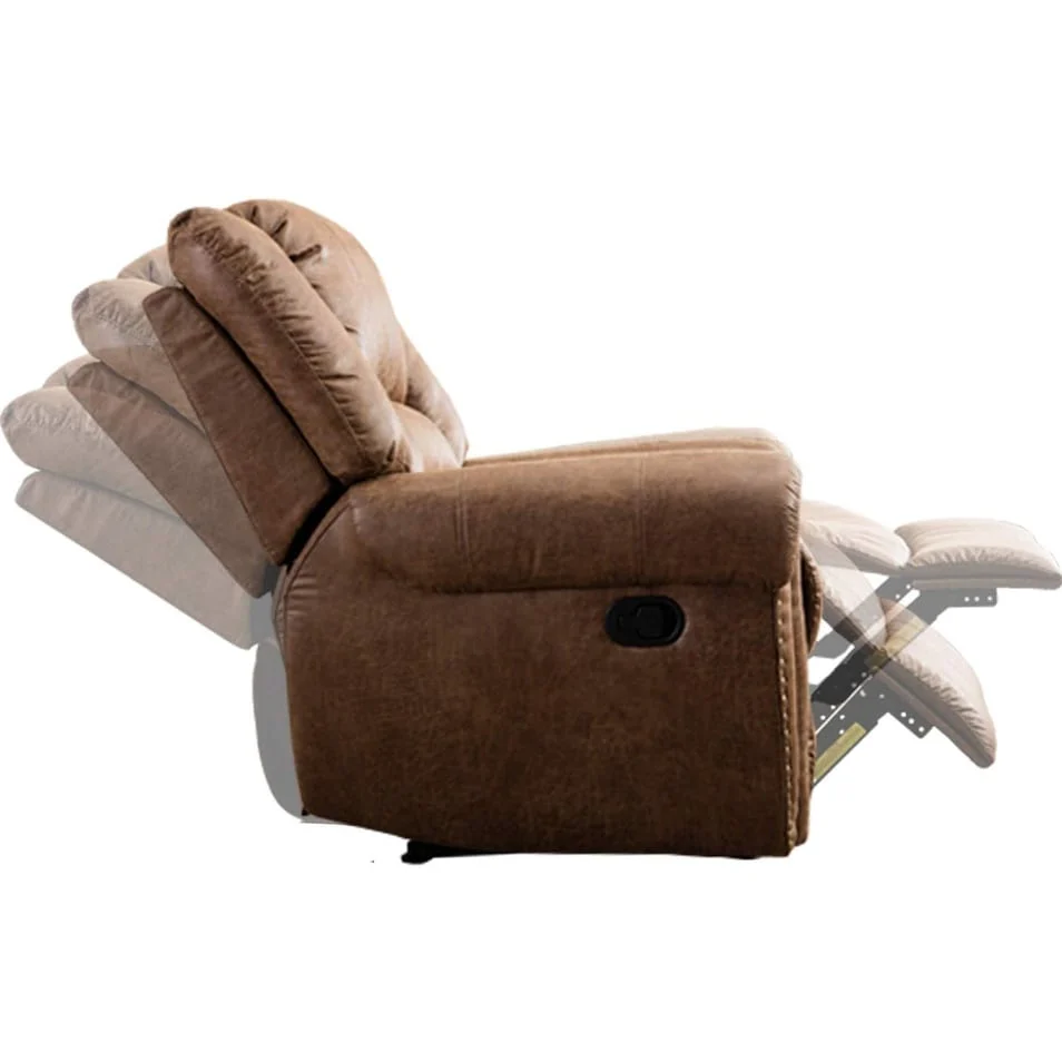 Overstuffed Manual Standard Recliner Chair Sofa