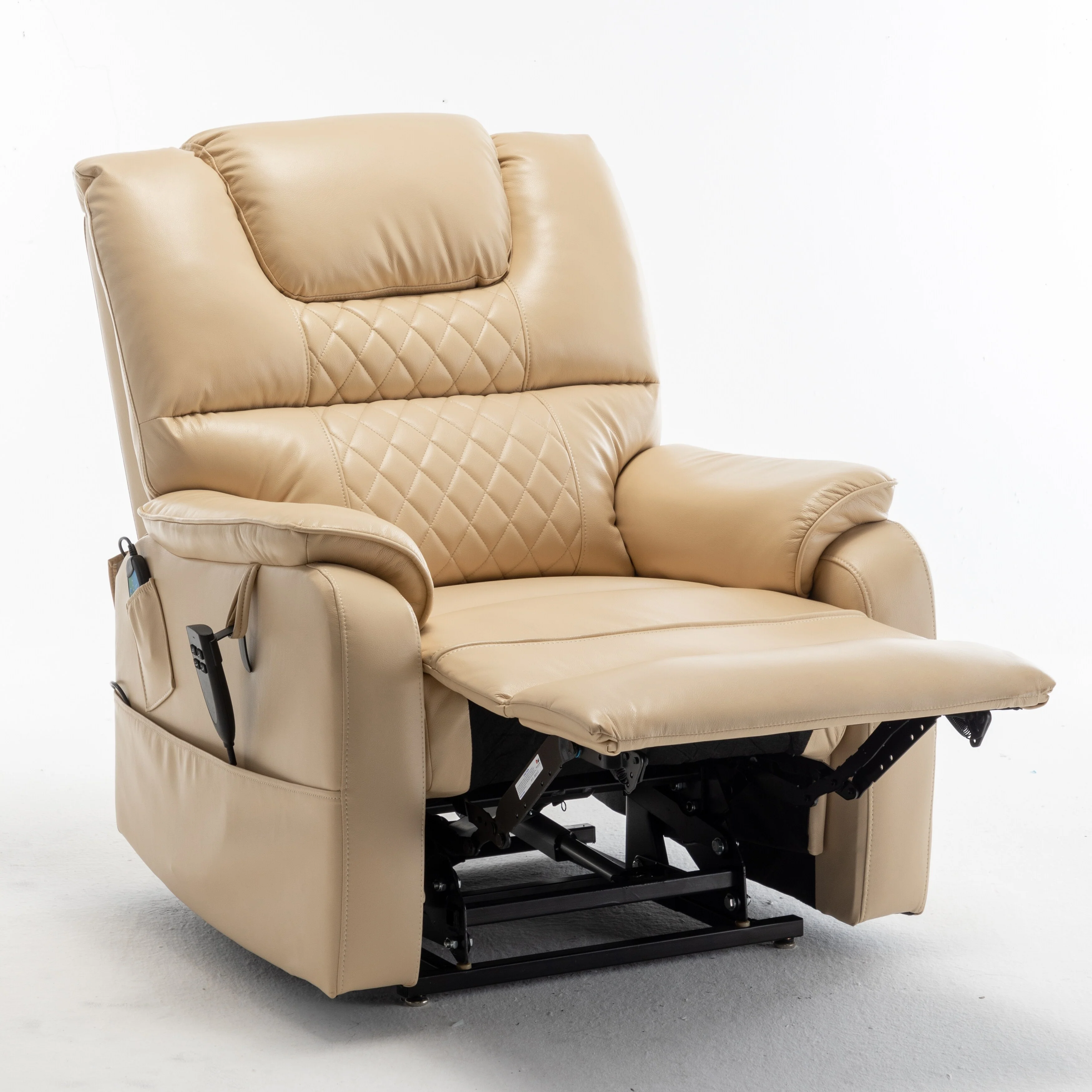 PU Recliner Chair with 180�� Infinite Position, Remote & Easy Assembly