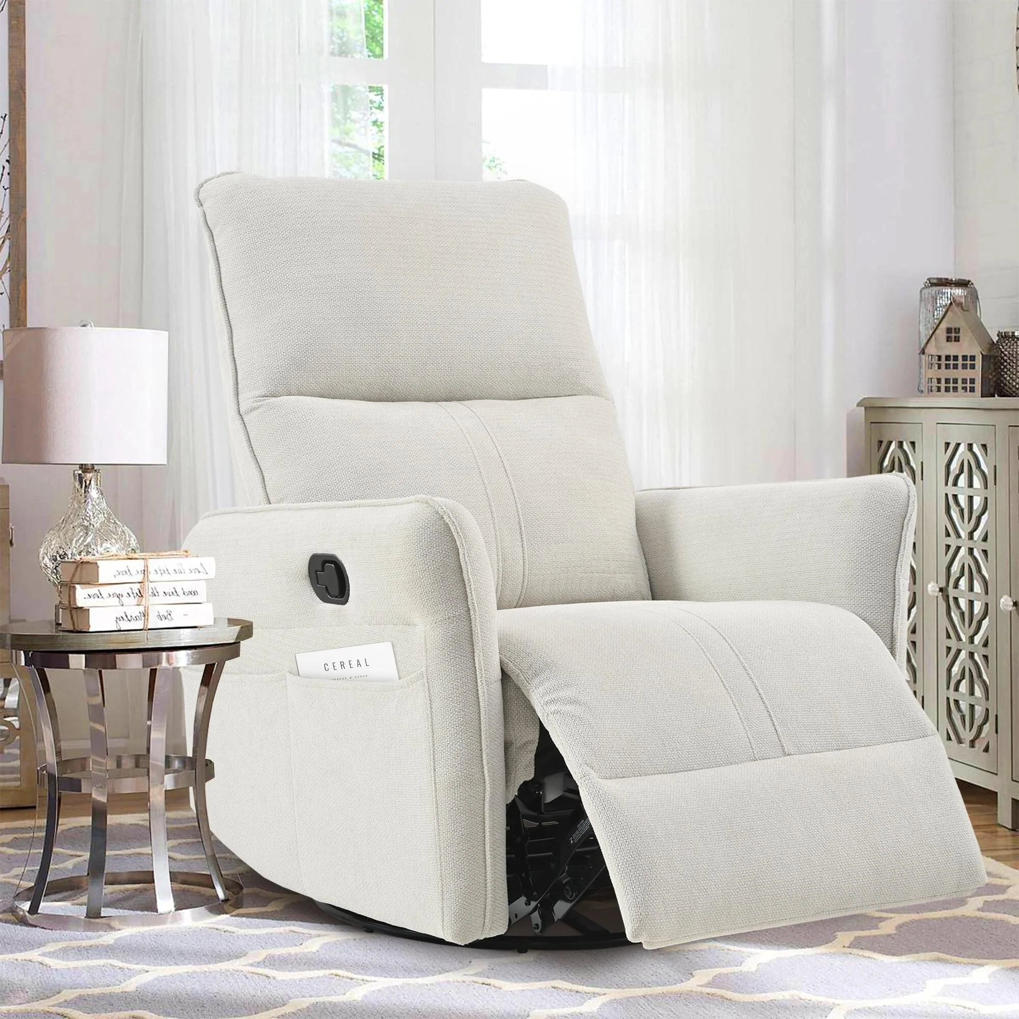 360�� Swivel Rocker Recliner Chair