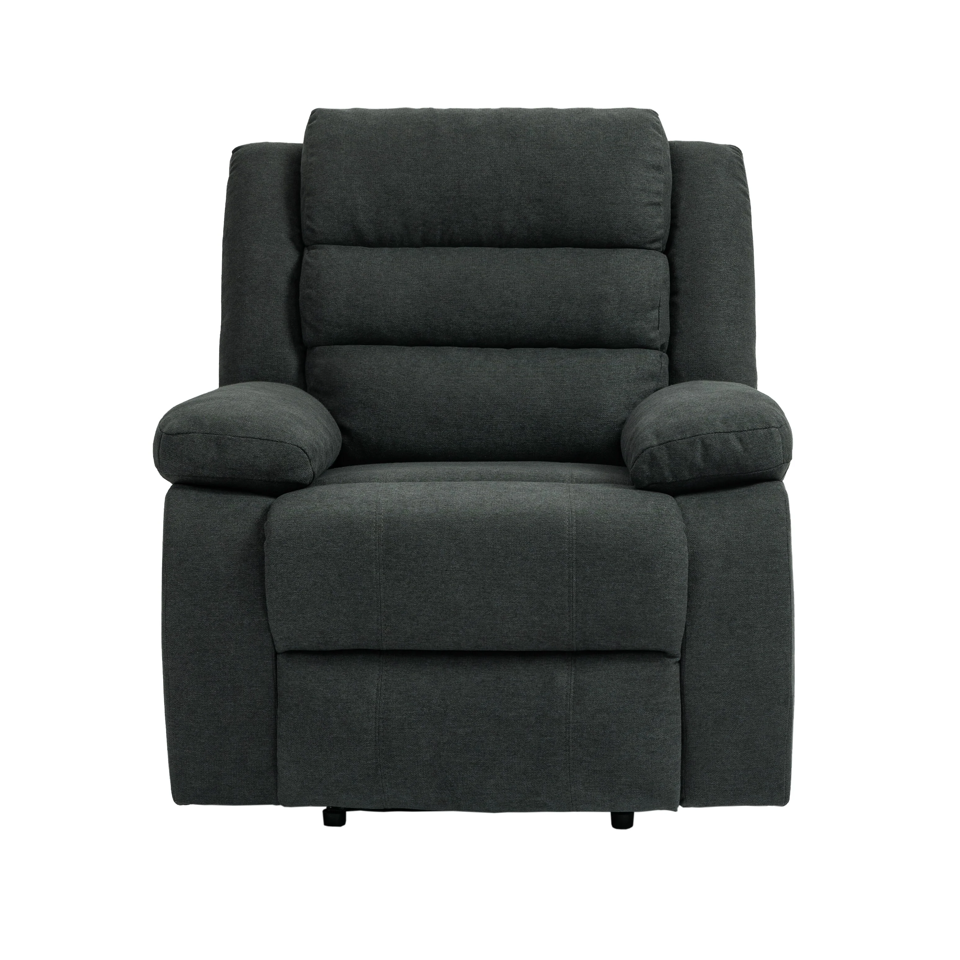 Modern Manual Recliner Chair, Soft Fabric Sofa Chair For Living Room