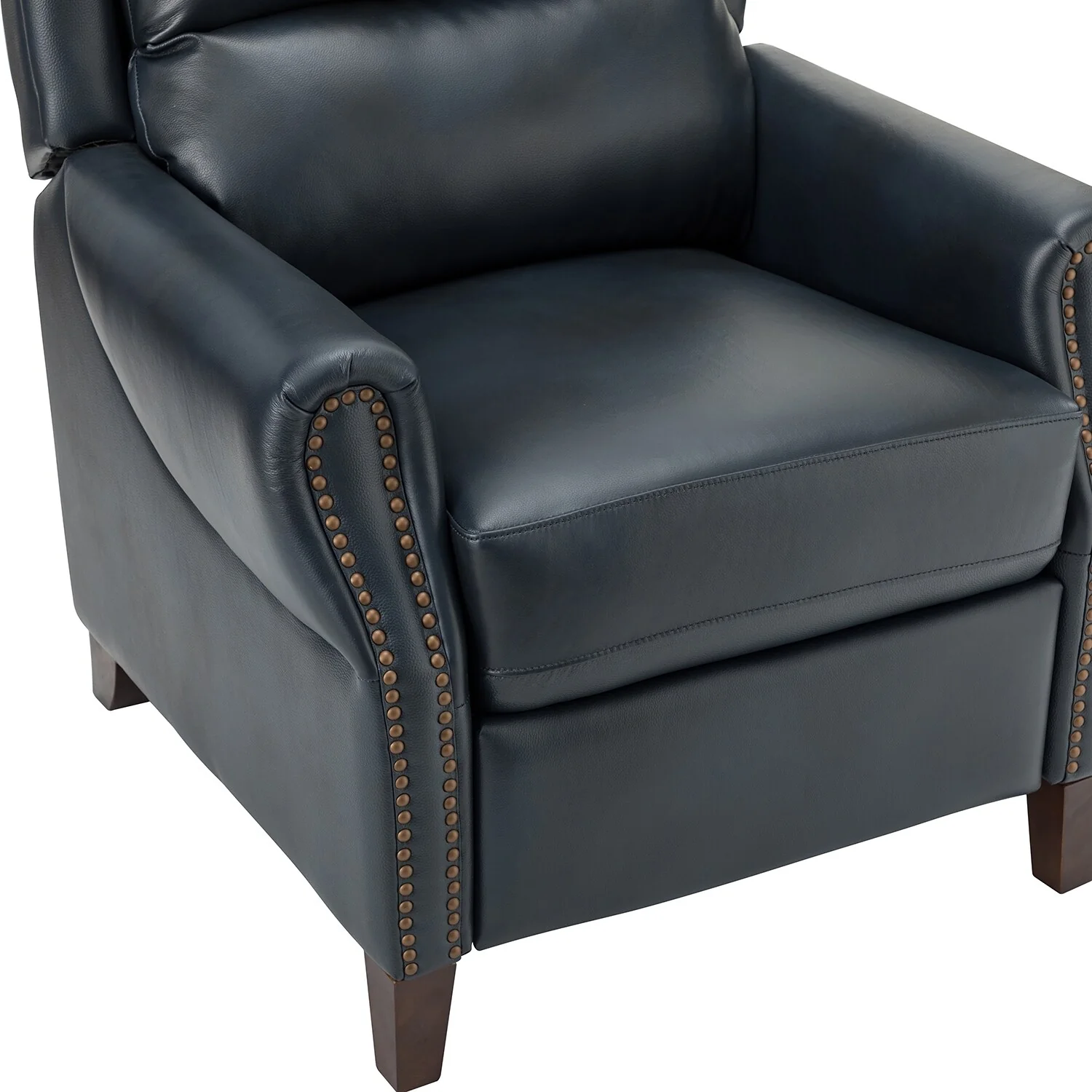 Alicia 32.68 Wide Genuine Leather Manual Recliner