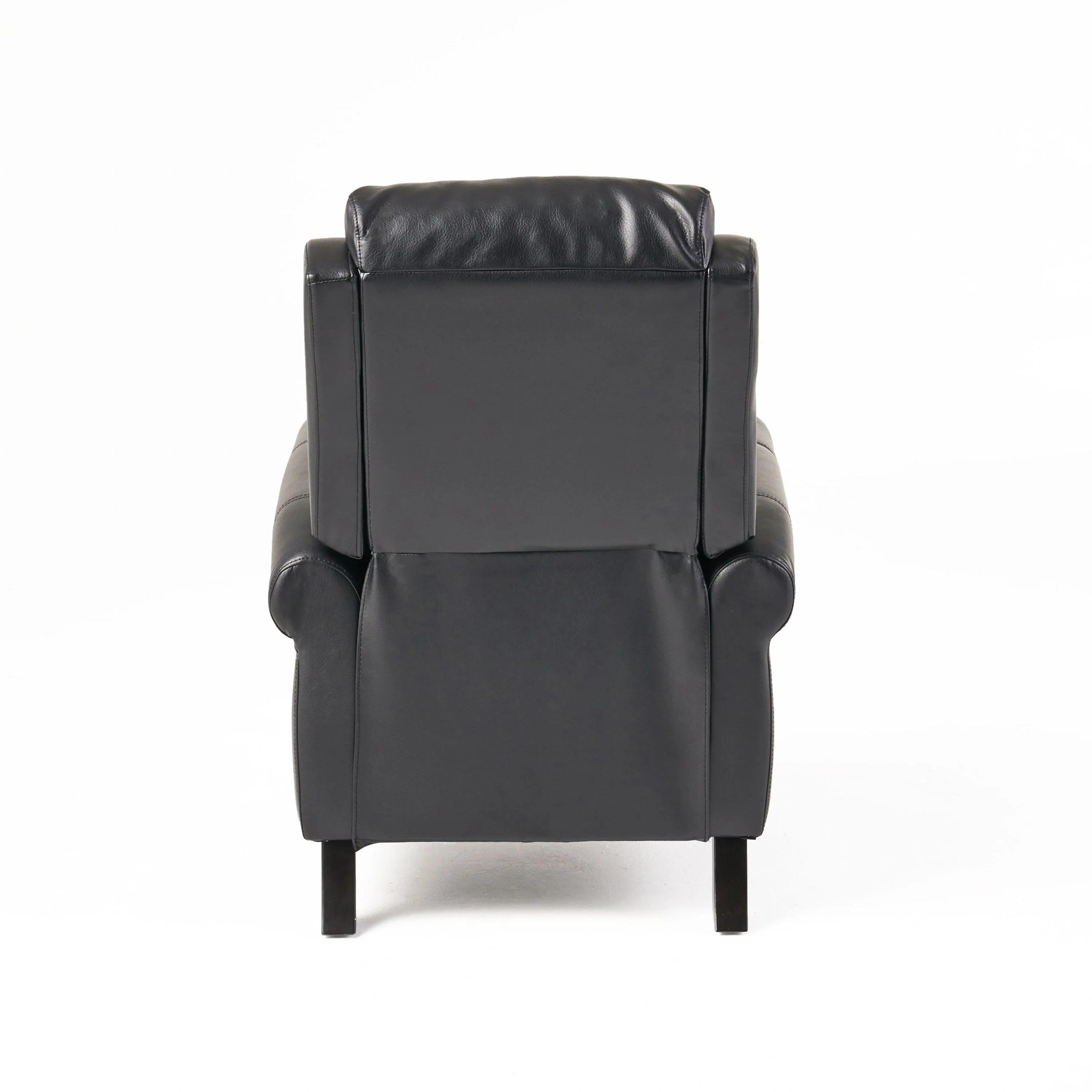 Manual PU Tufted Recliner Chair with Wooden Frame