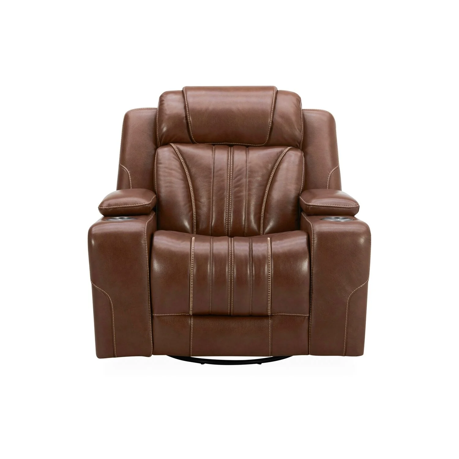 Liberty Furniture Caswell Power Recliner Chestnut Leather