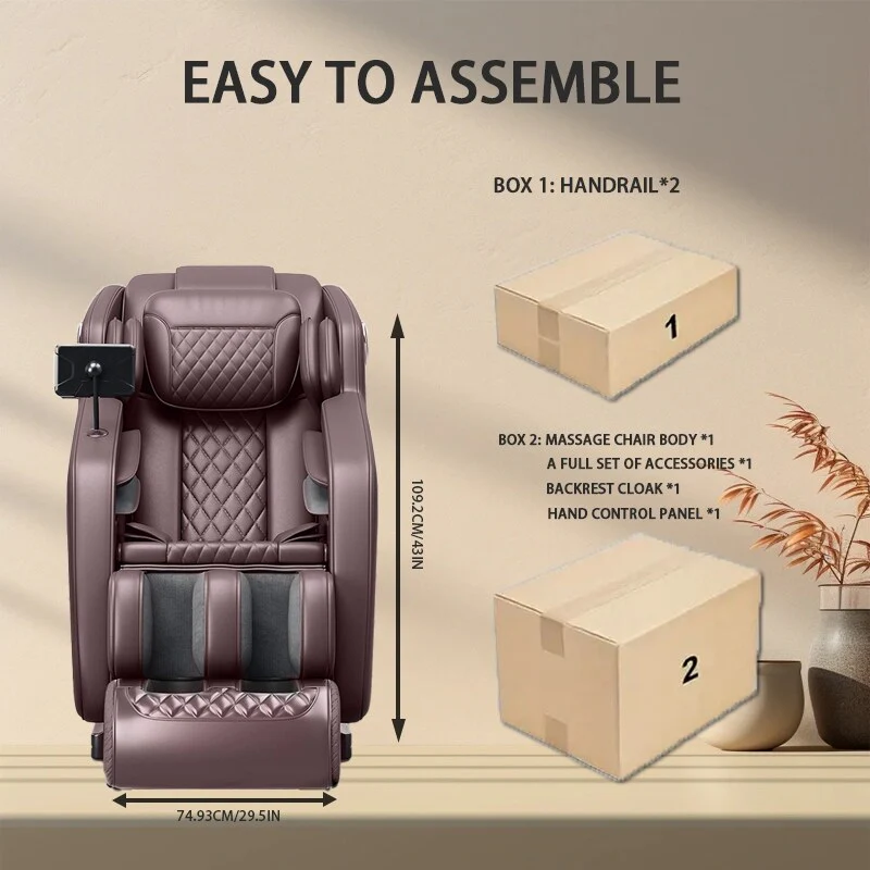 Zero?Gravity Massage Recliner Chair with Bluetooth Audio
