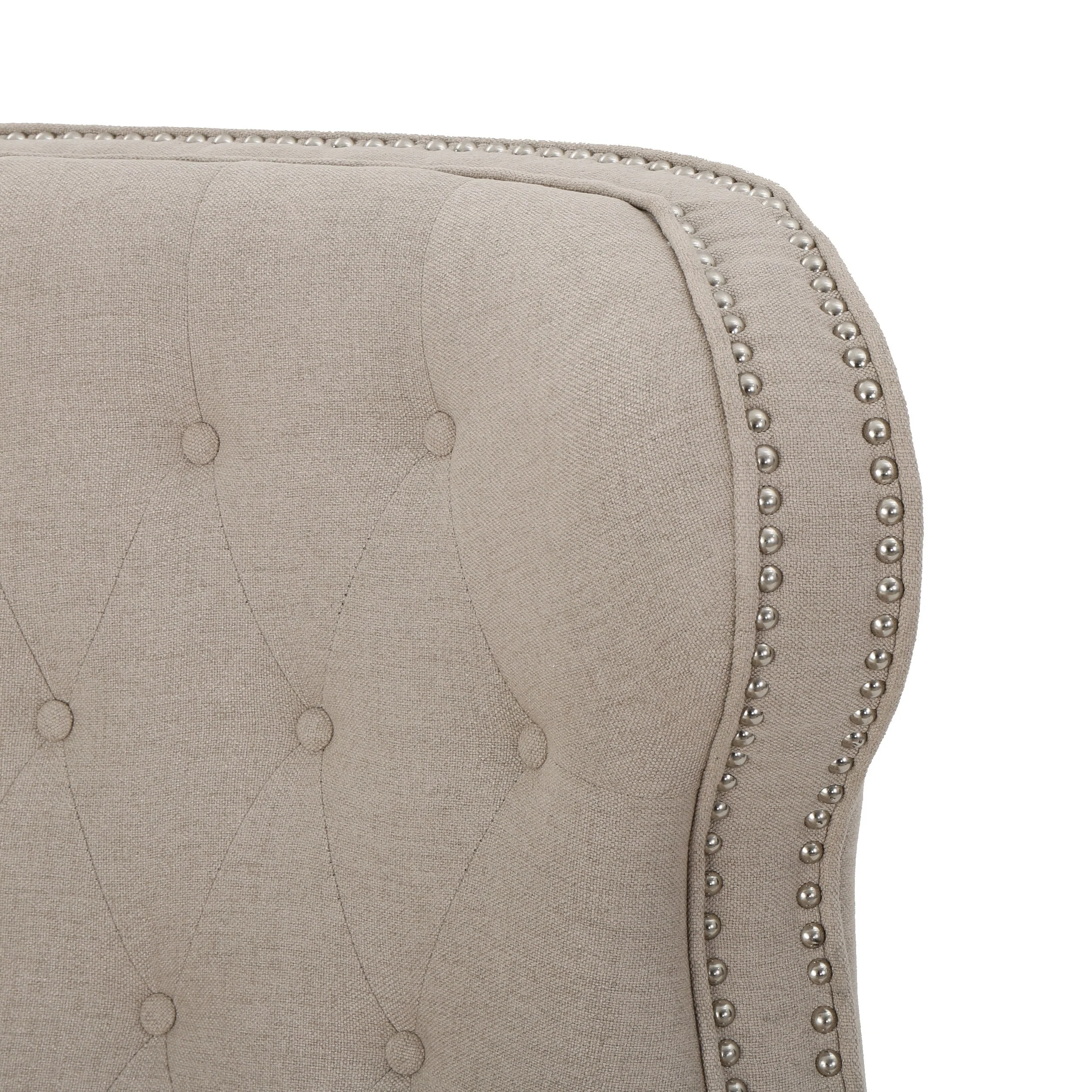 Tufted?Recliner?Chair?-?Diamond?Stitch?Backrest,?Nailhead?Trim?and?Rolled?Arms?