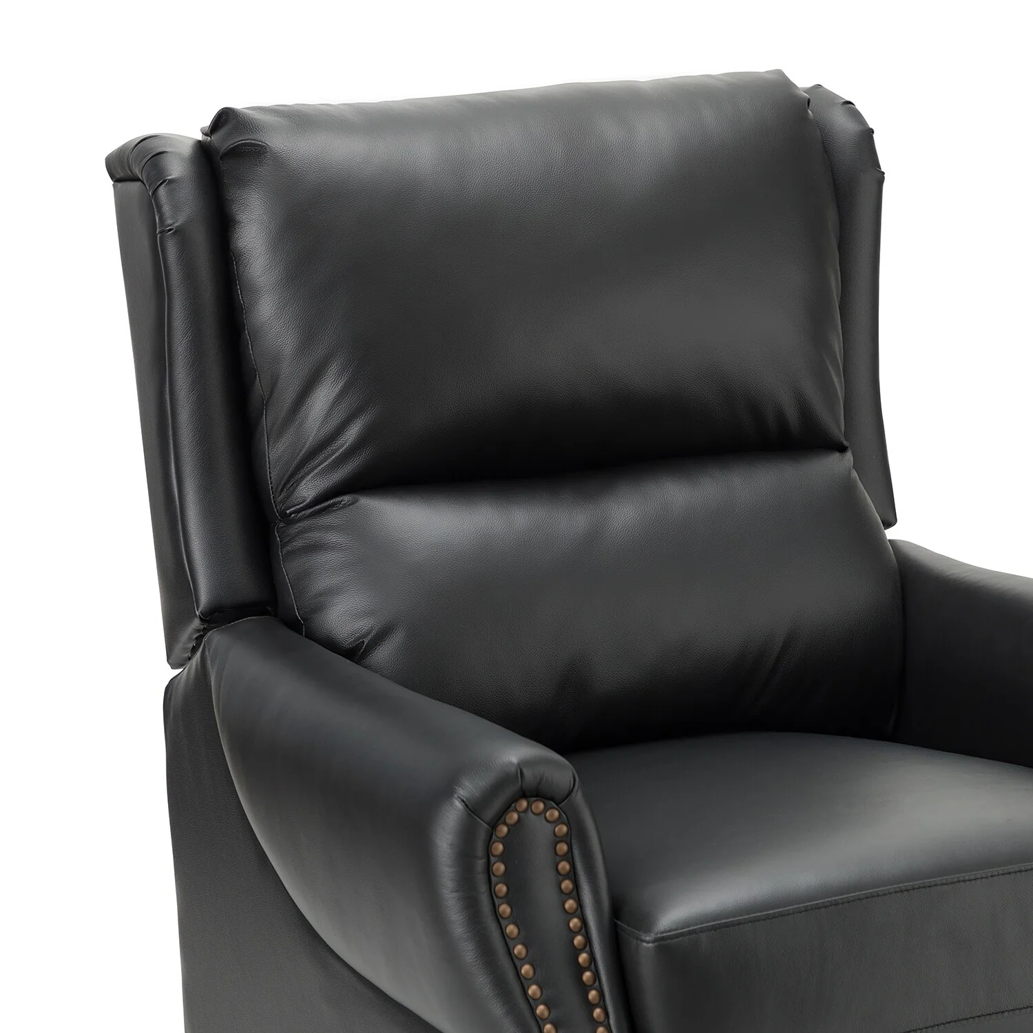 Alicia 32.68 Wide Genuine Leather Manual Recliner