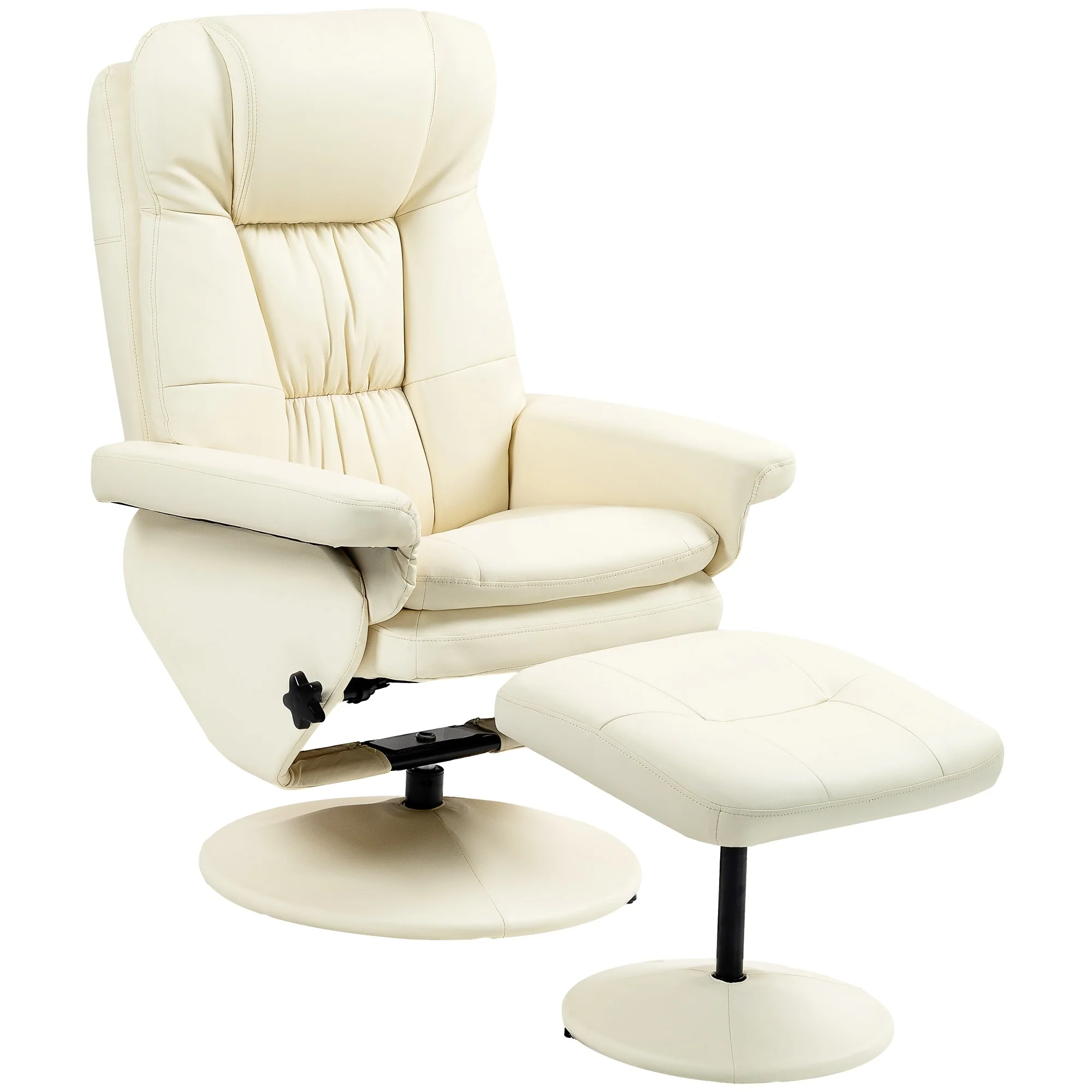 Swivel Recliner with Ottoman