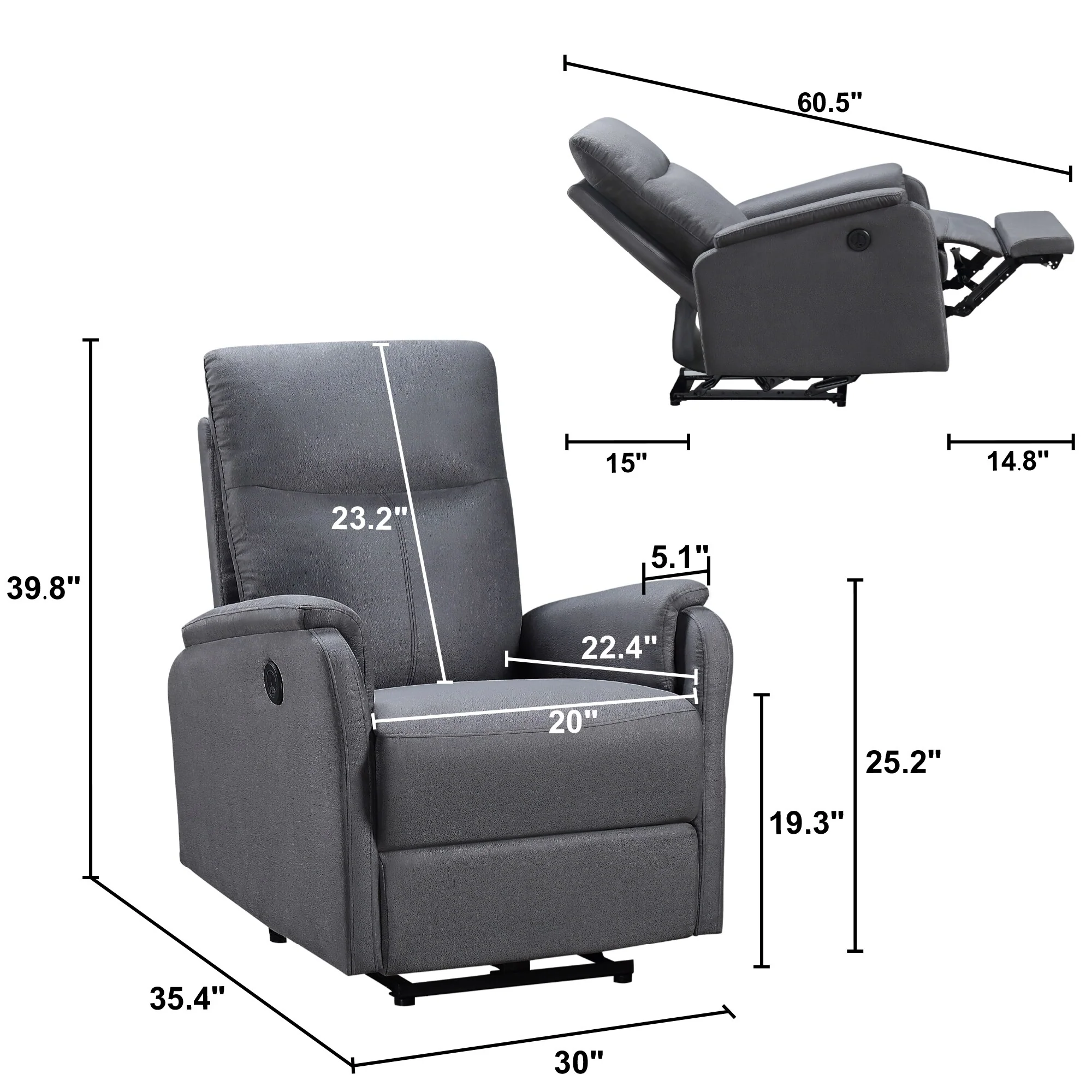 Recliner Chair With Power function