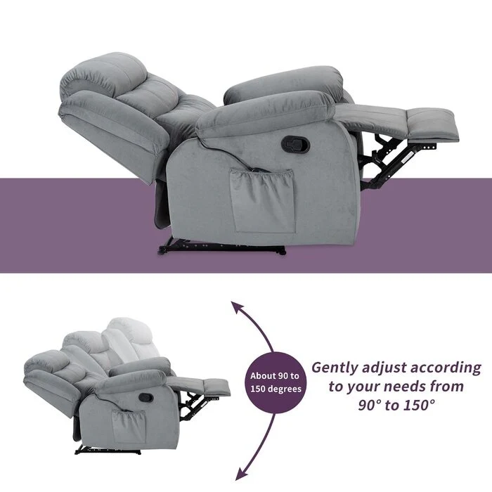 Cushioned Massage Chair with Heating Function
