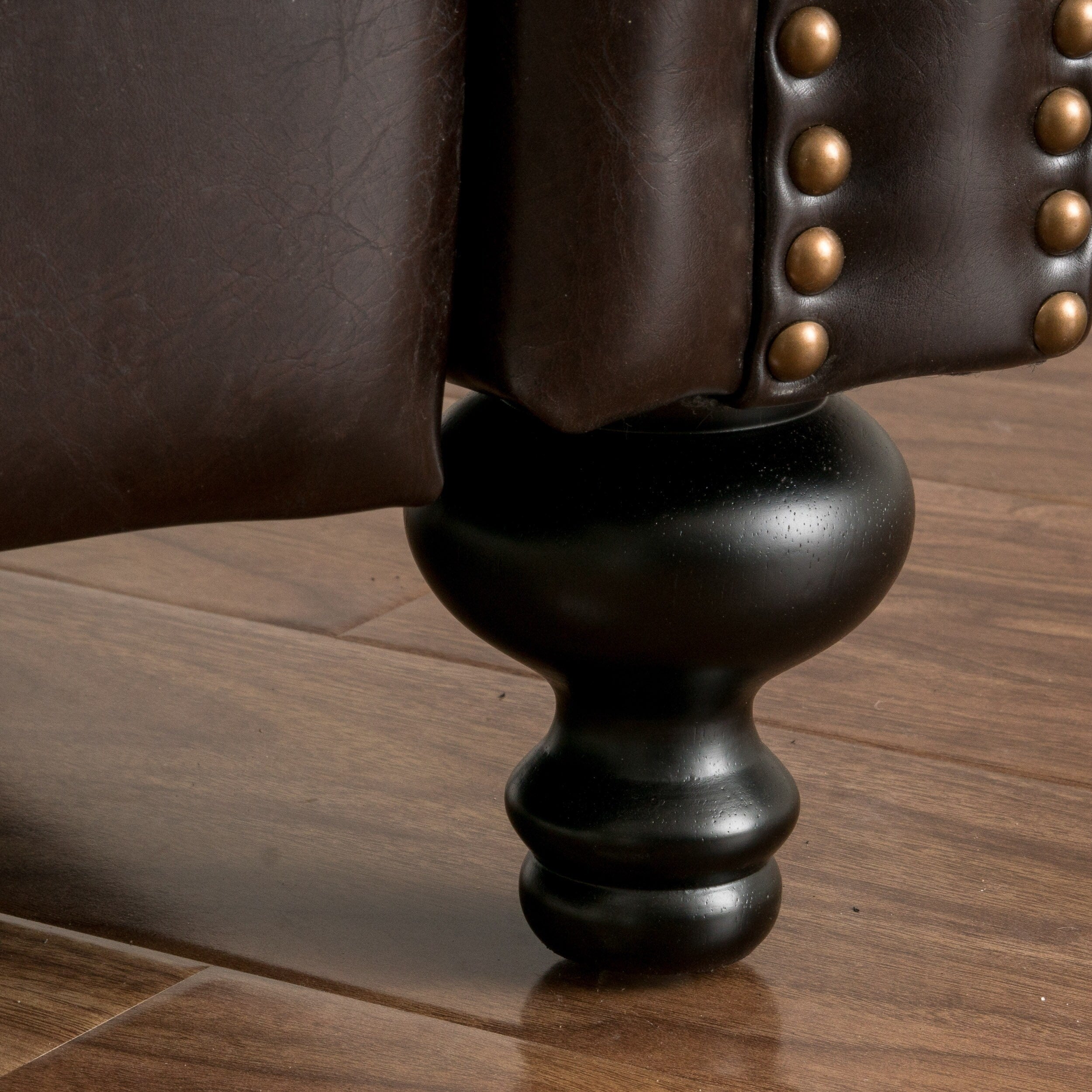 Waldo Button?Tufted Push?Back Recliner Chair with Nailhead Trim