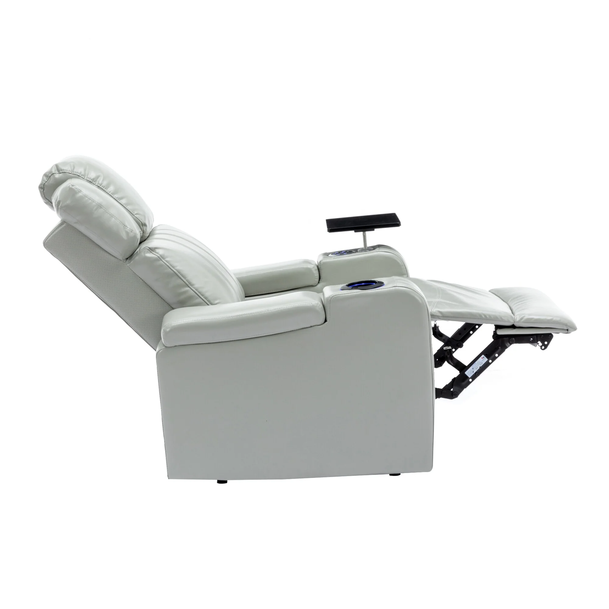 Power Recliner Chair with Cooling Cup Holder, Bluetooth & Tray Table