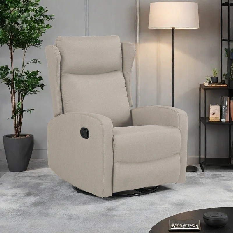 Rocking Recliner Chair, 3-Position Recline, Comfortable Arm & Back Support, Modern Design with High-Density Foam