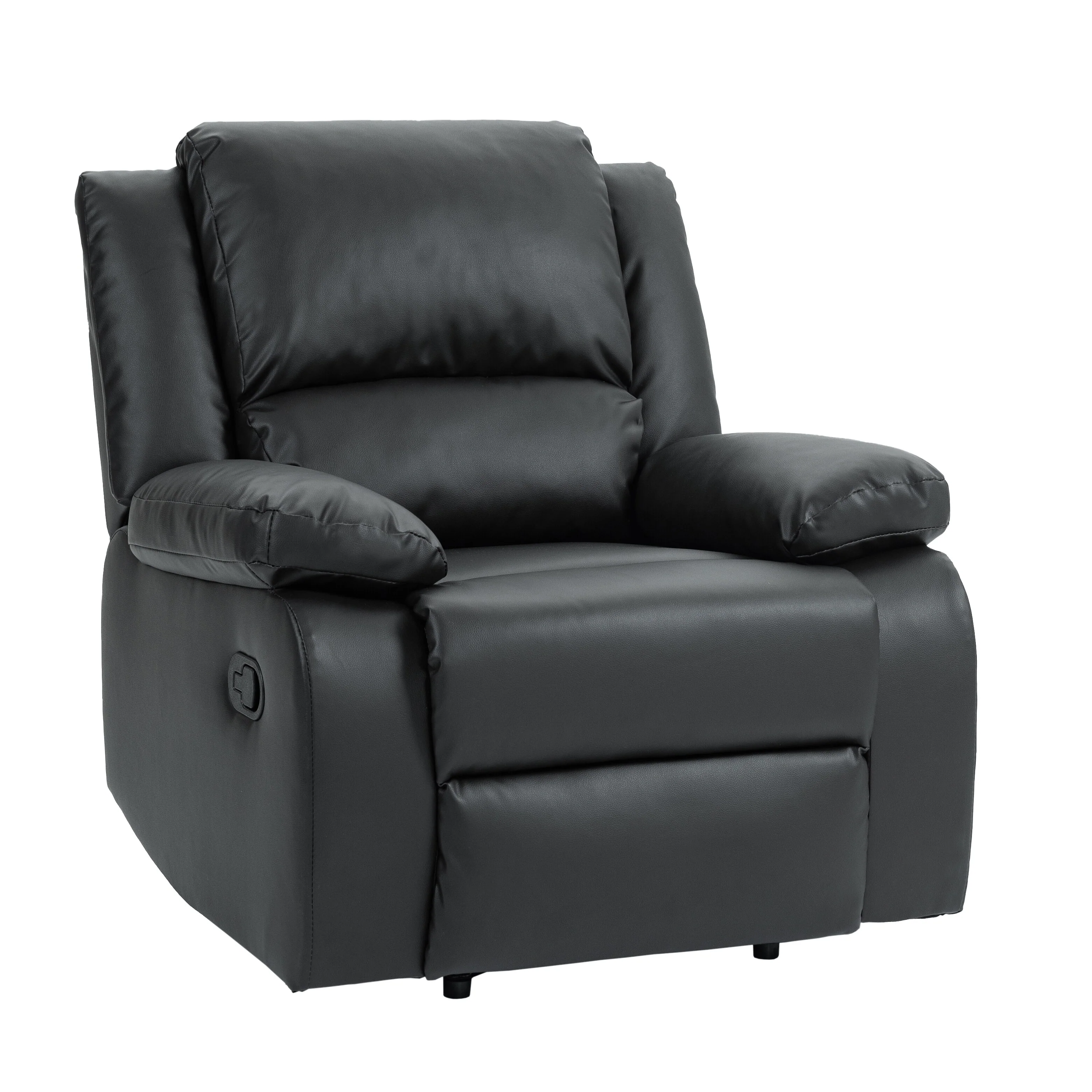 Faux Leather Lounge Chair Single Sofa Adjustable Recliners