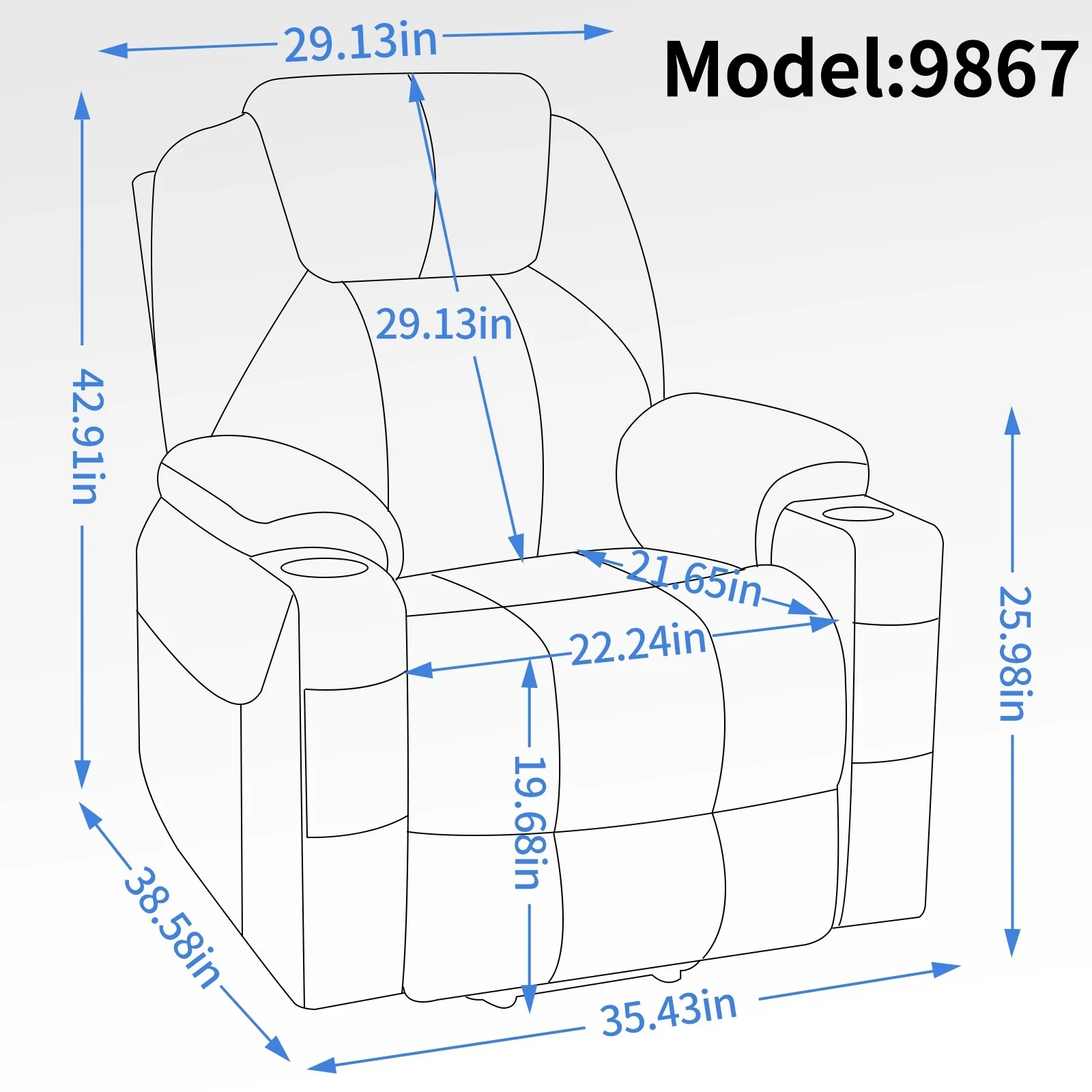 Power Lift Recliner Chair