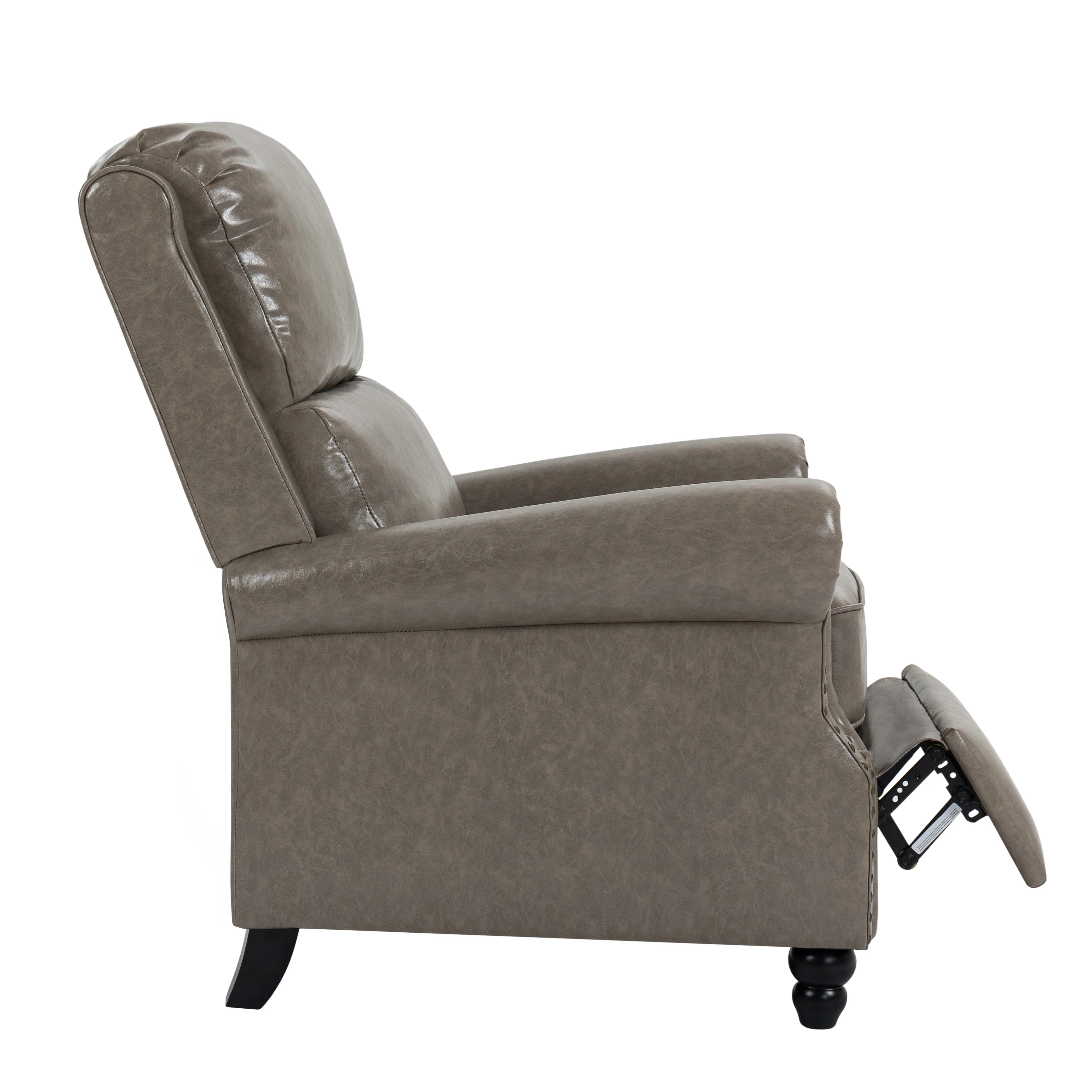 Modern Padded Seat Recliner Chair with PU Leather