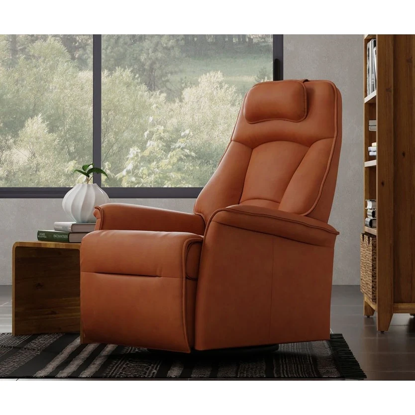Fjords Stockholm Leather Swing Recliner