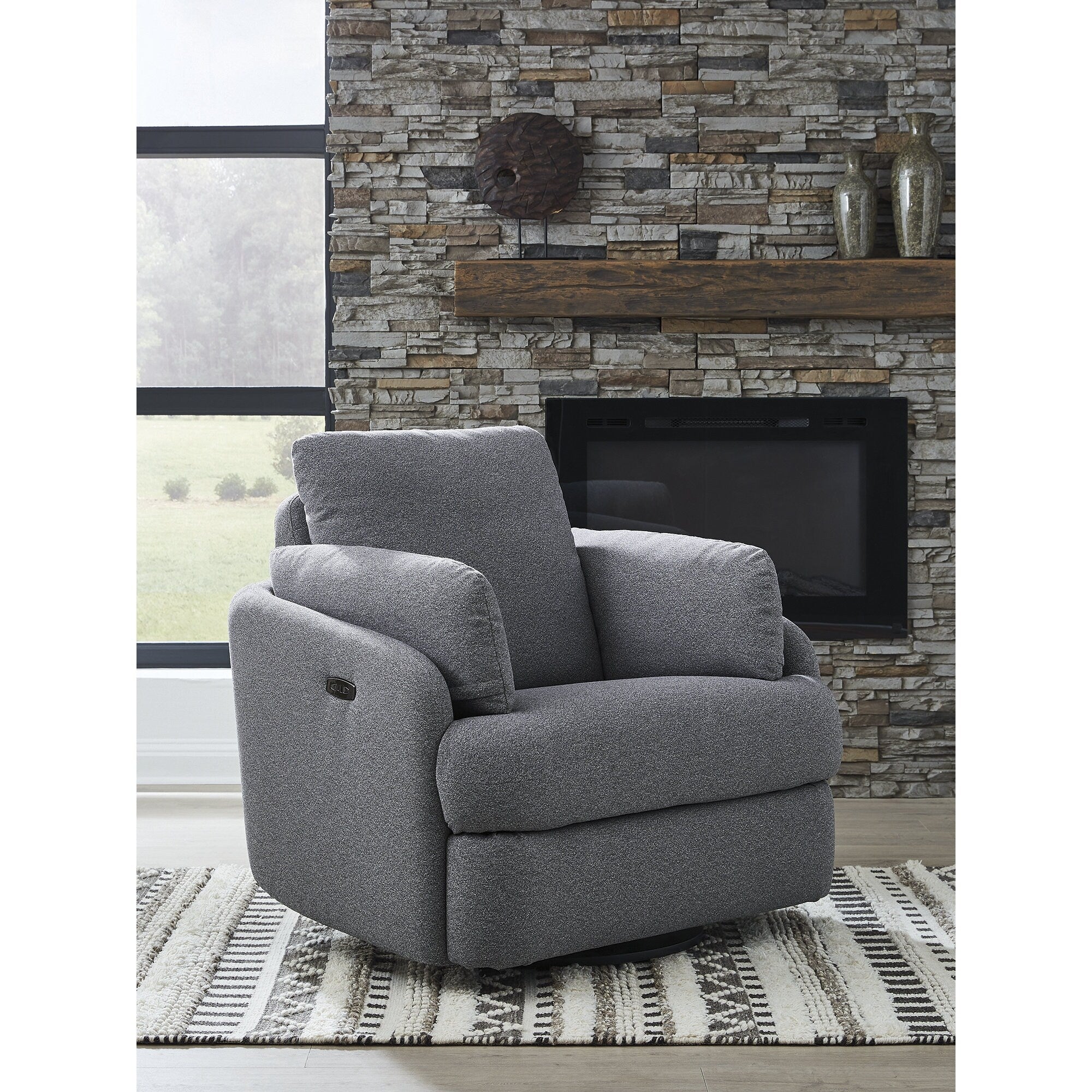 Signature Design by Ashley Alainmont Next-Gen Nuvella Swivel Power Recliner