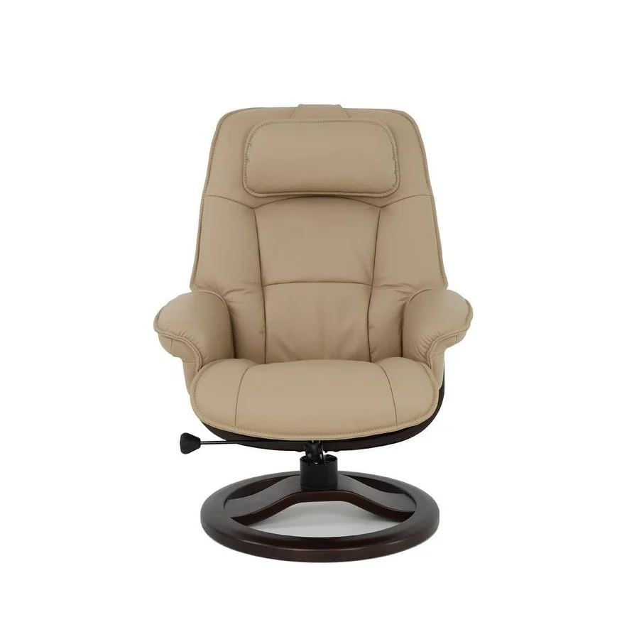 Fjords Admiral R Leather Recliner and Ottoman
